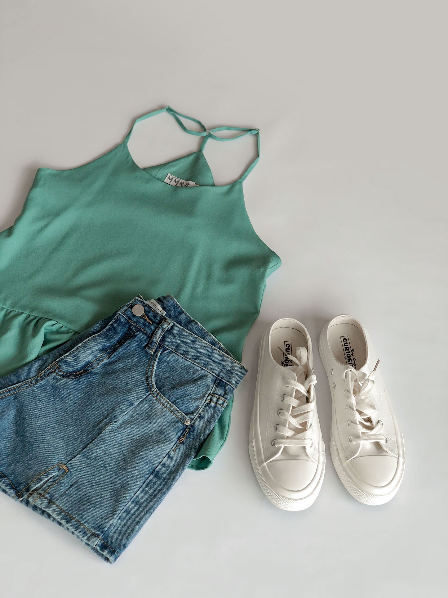 Areca Y-Ruffles Top - Teal