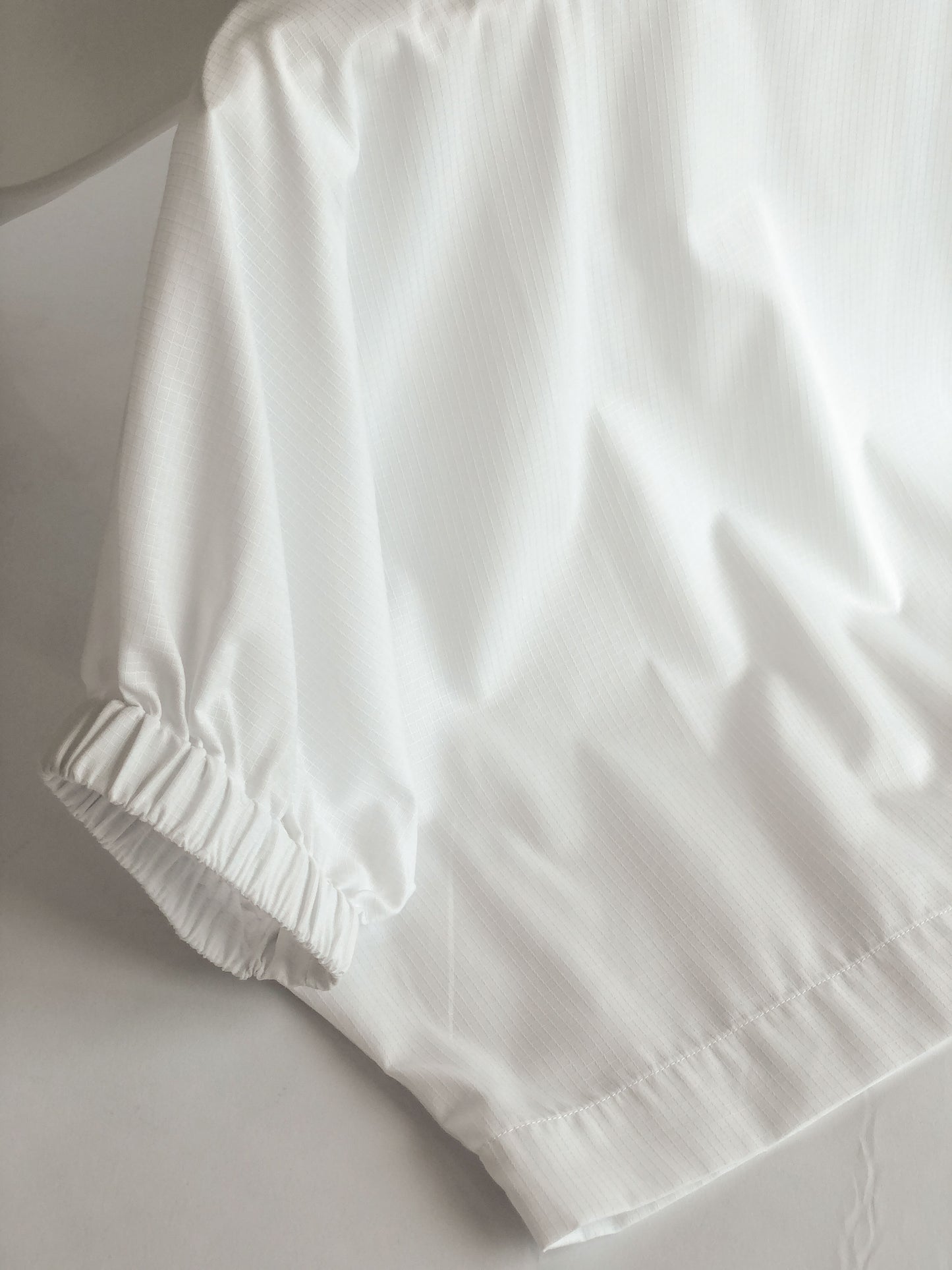 Jena Boxy Cropped Top - White