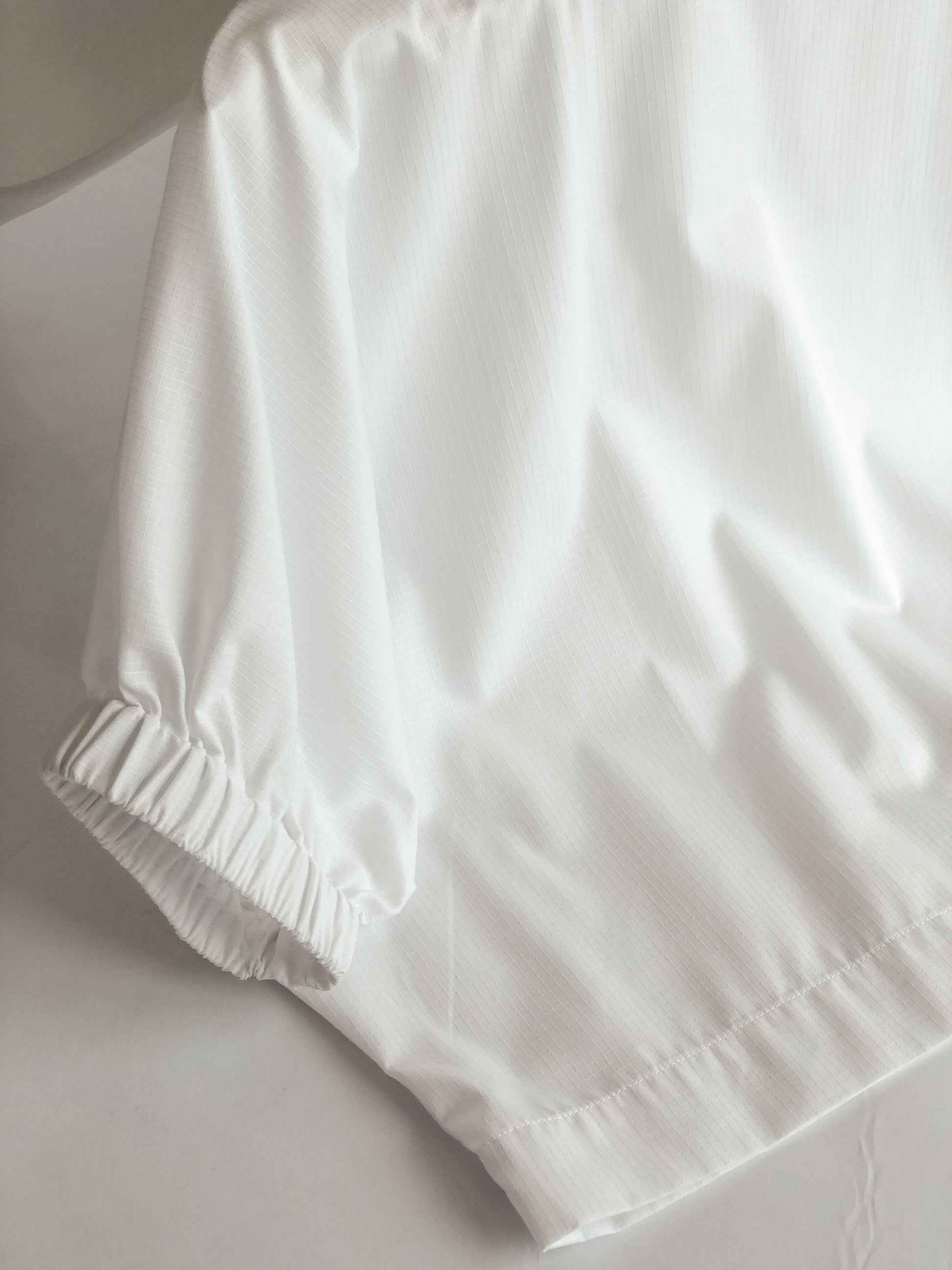 Jena Boxy Cropped Top - White