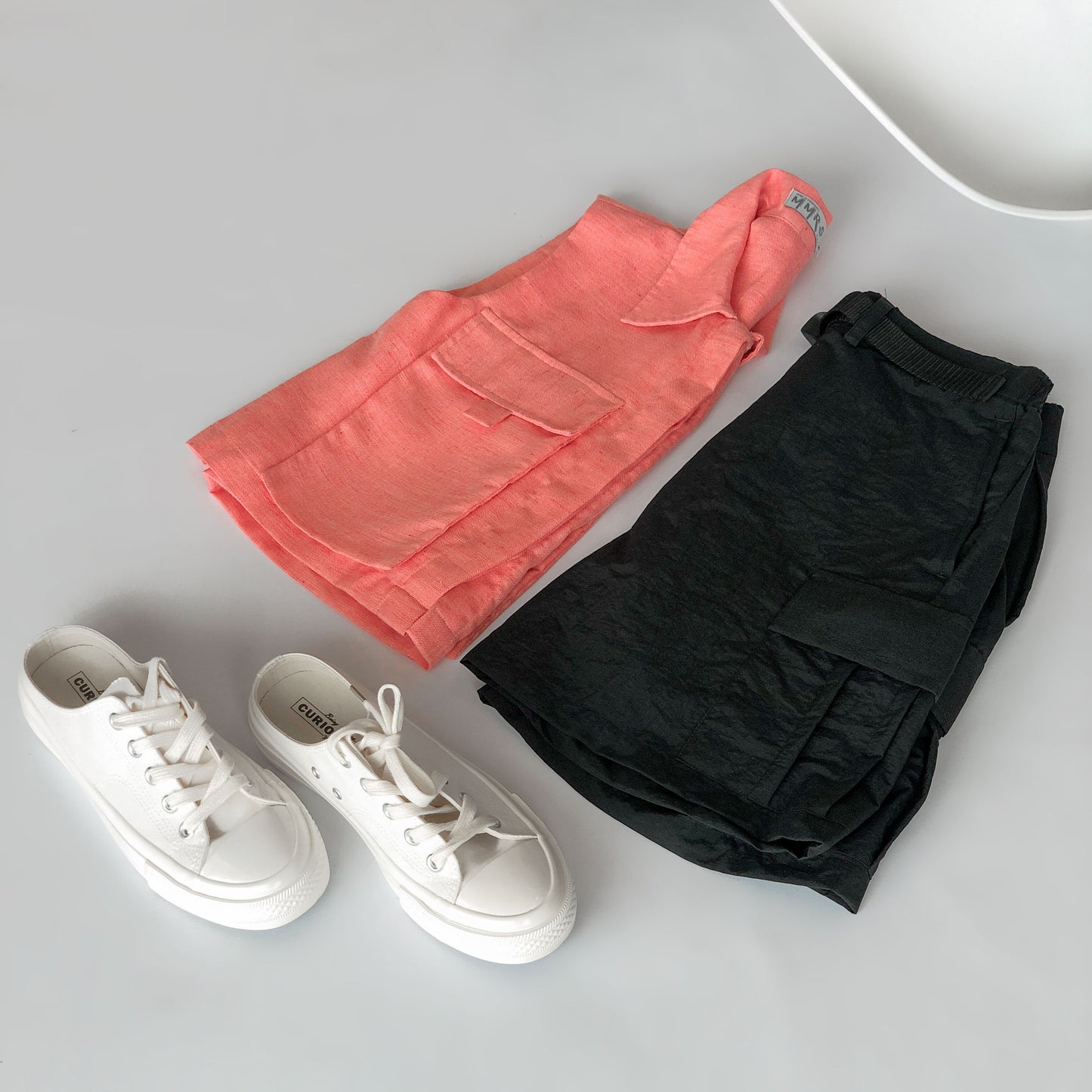 Jordyn Front Pocket Top - Coral