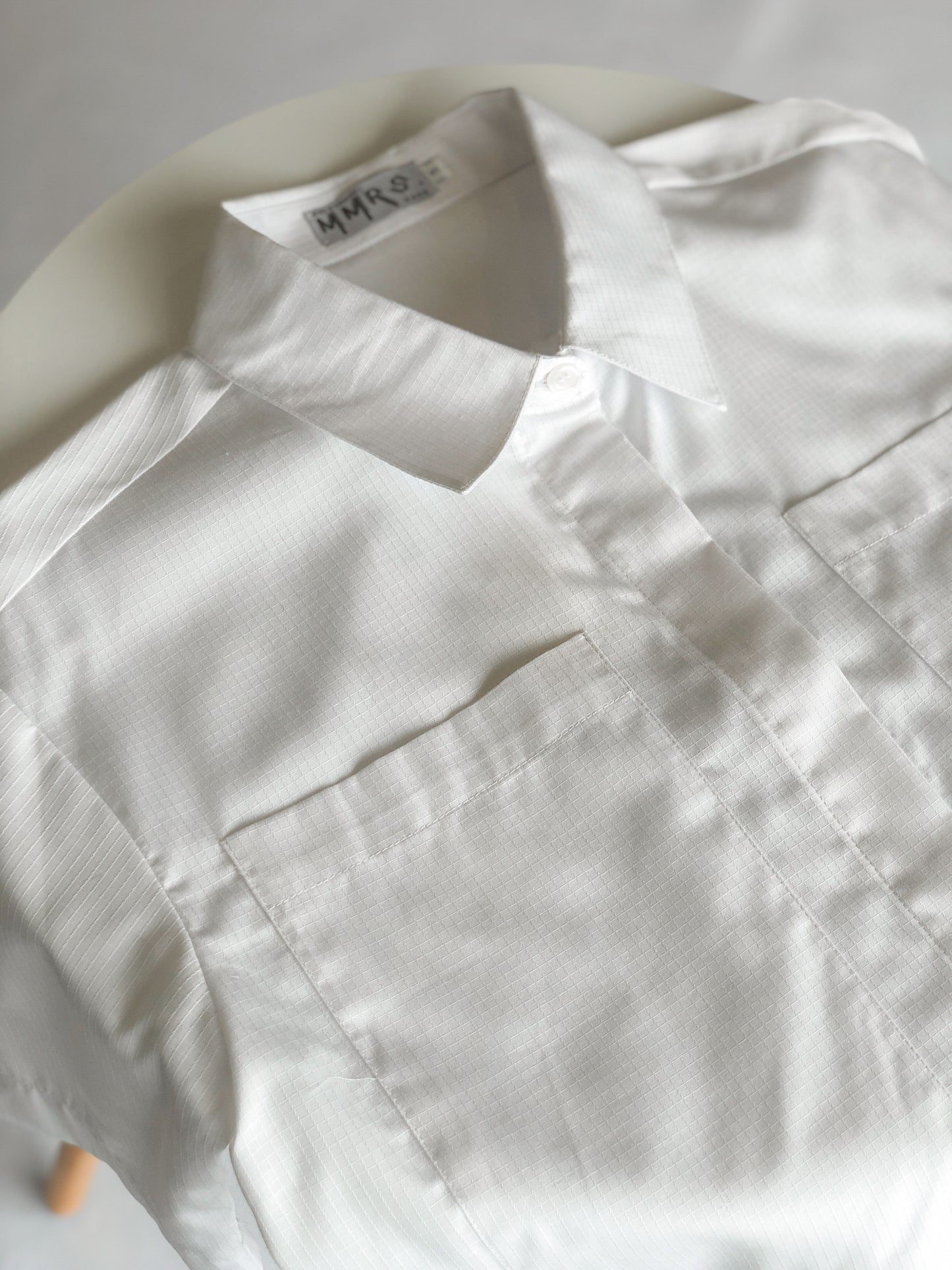 Jayne Big Pocket Top - White