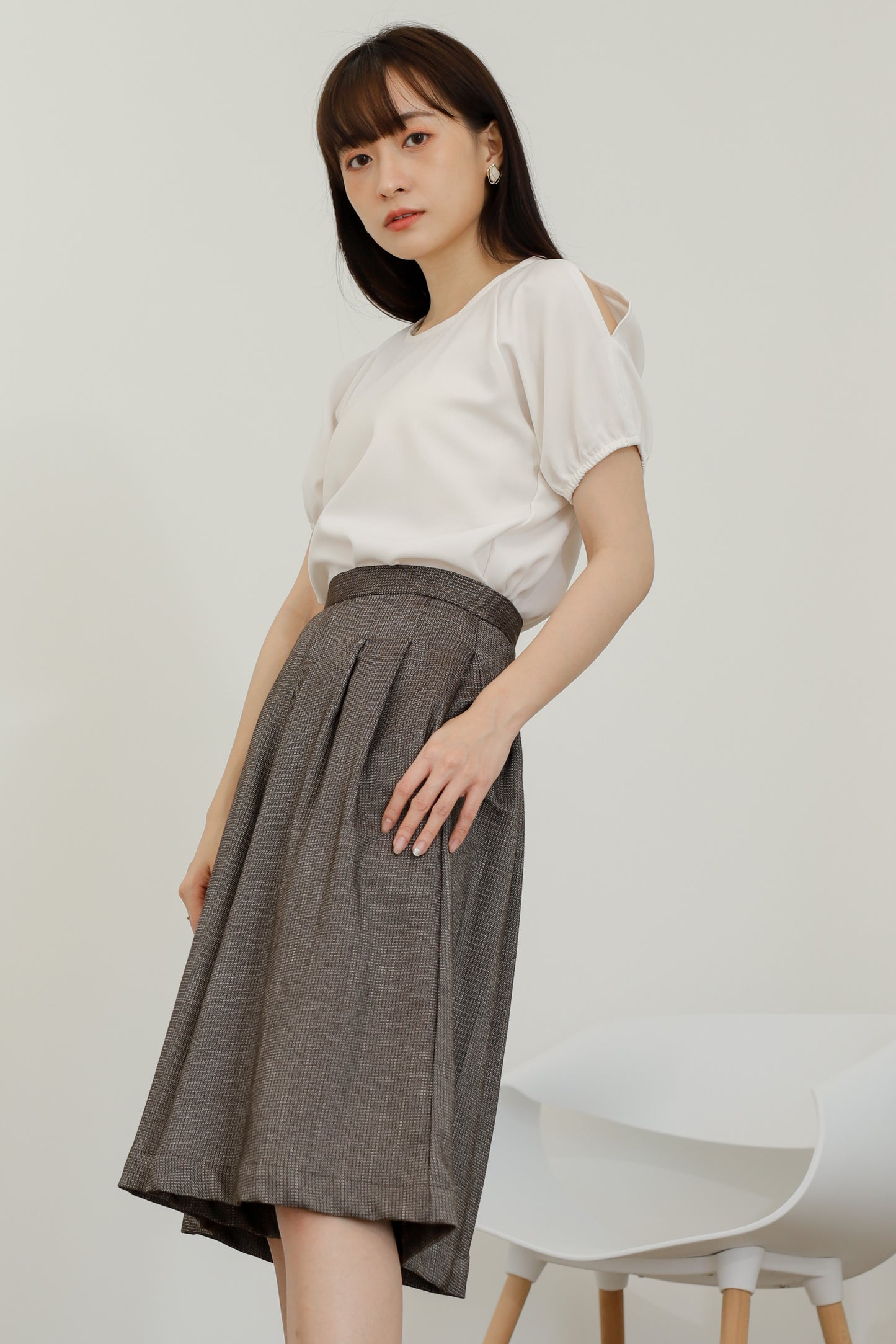 Becka Culotte Pant - Brown