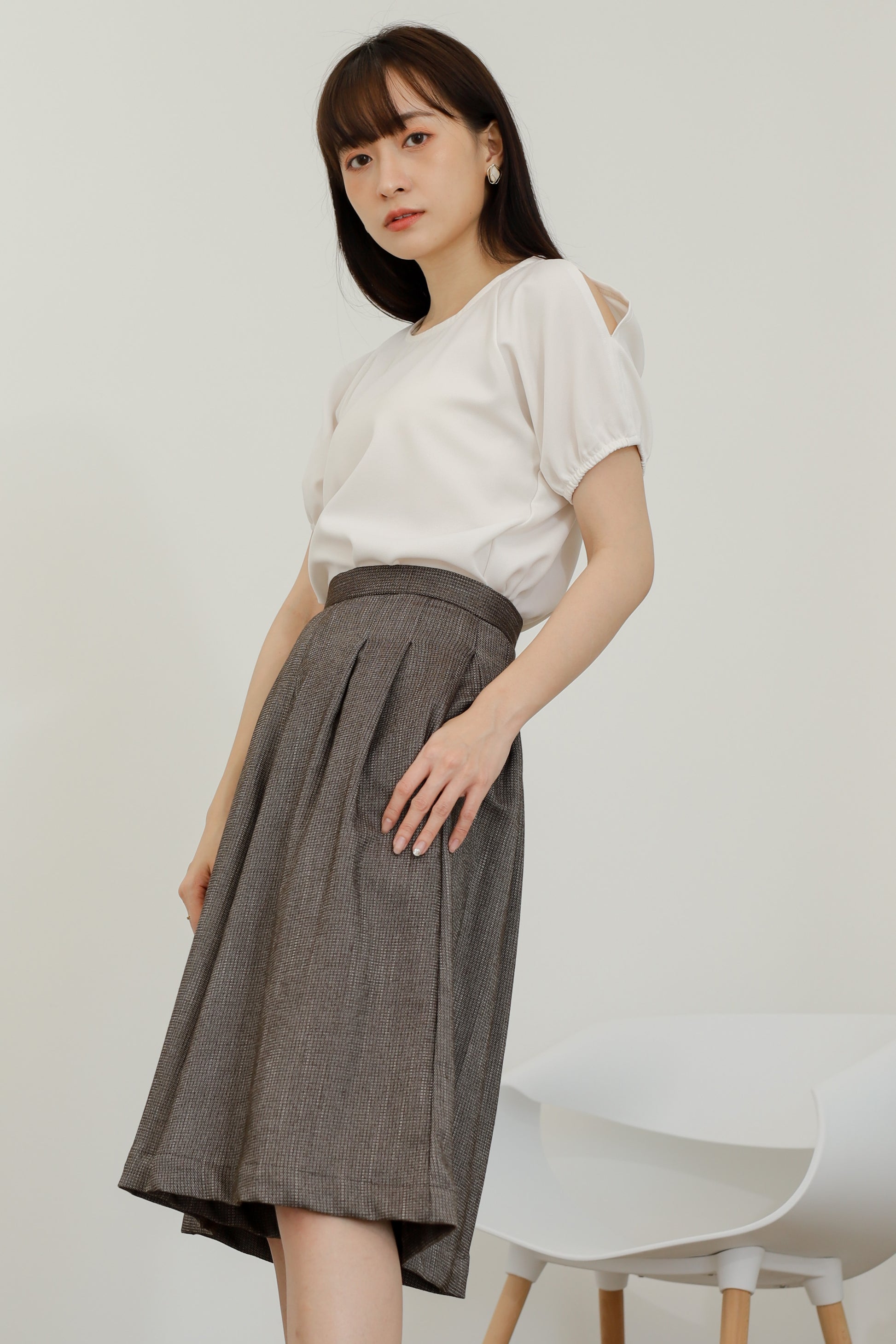 Becka Culotte Pant - Brown