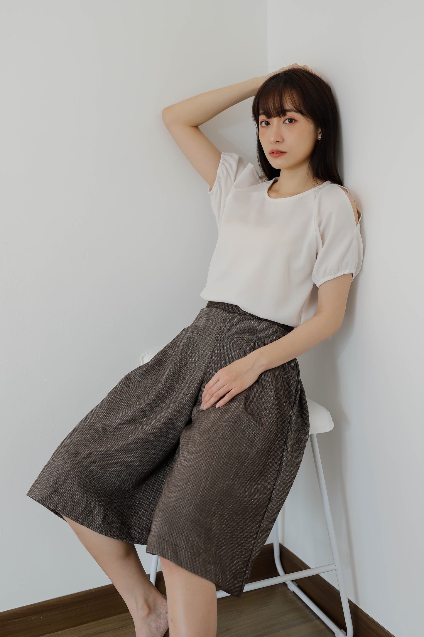 Becka Culotte Pant - Brown