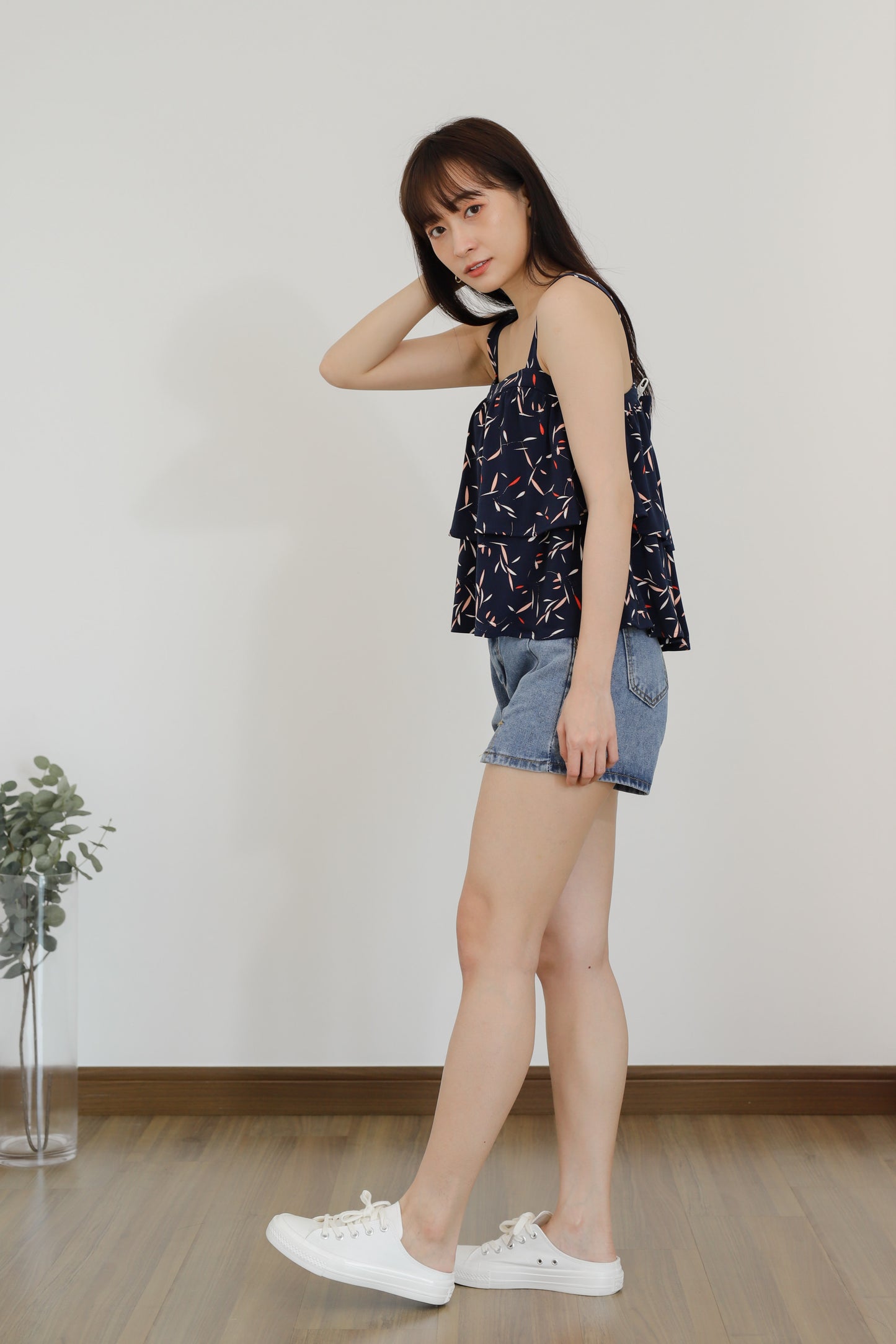 Bliss Double Ruffle Top - Floral