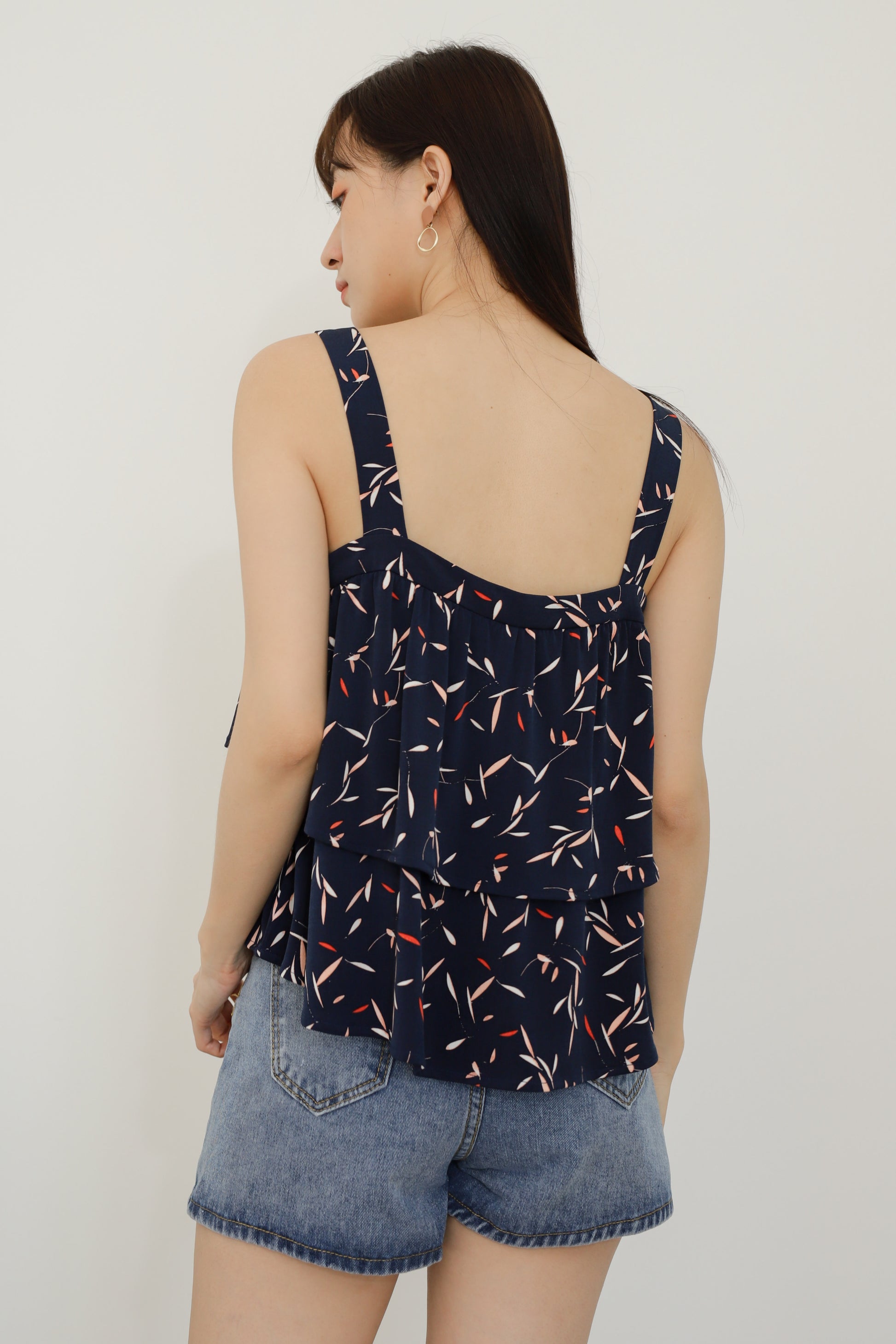 Bliss Double Ruffle Top - Floral