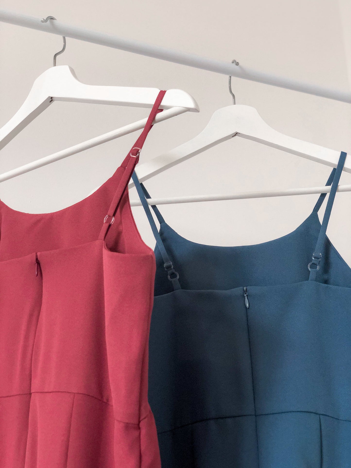 Blyss Ruched Cami Dress - Steel Blue