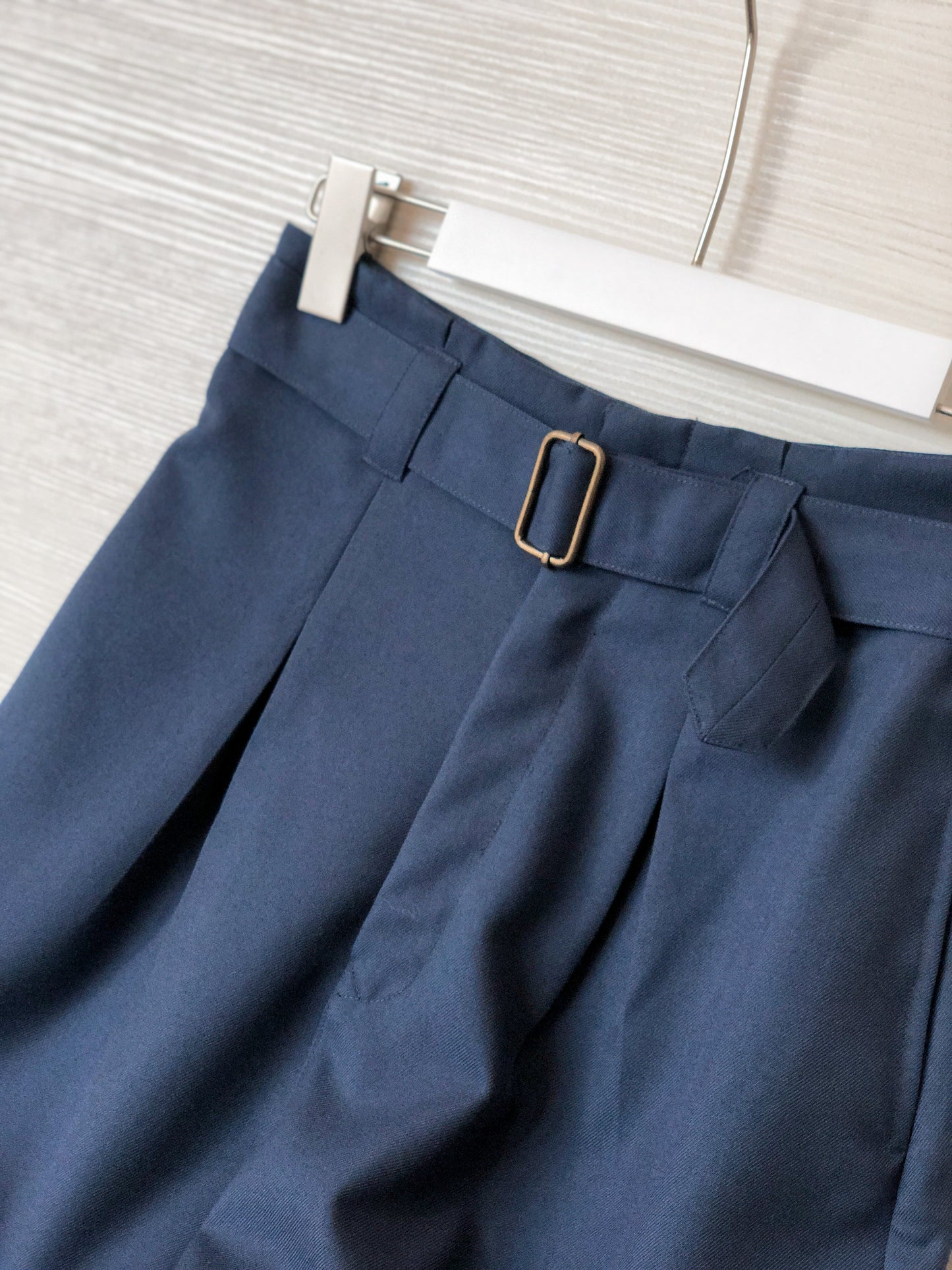 Ashe Wide Leg Cropped Pants - Blue