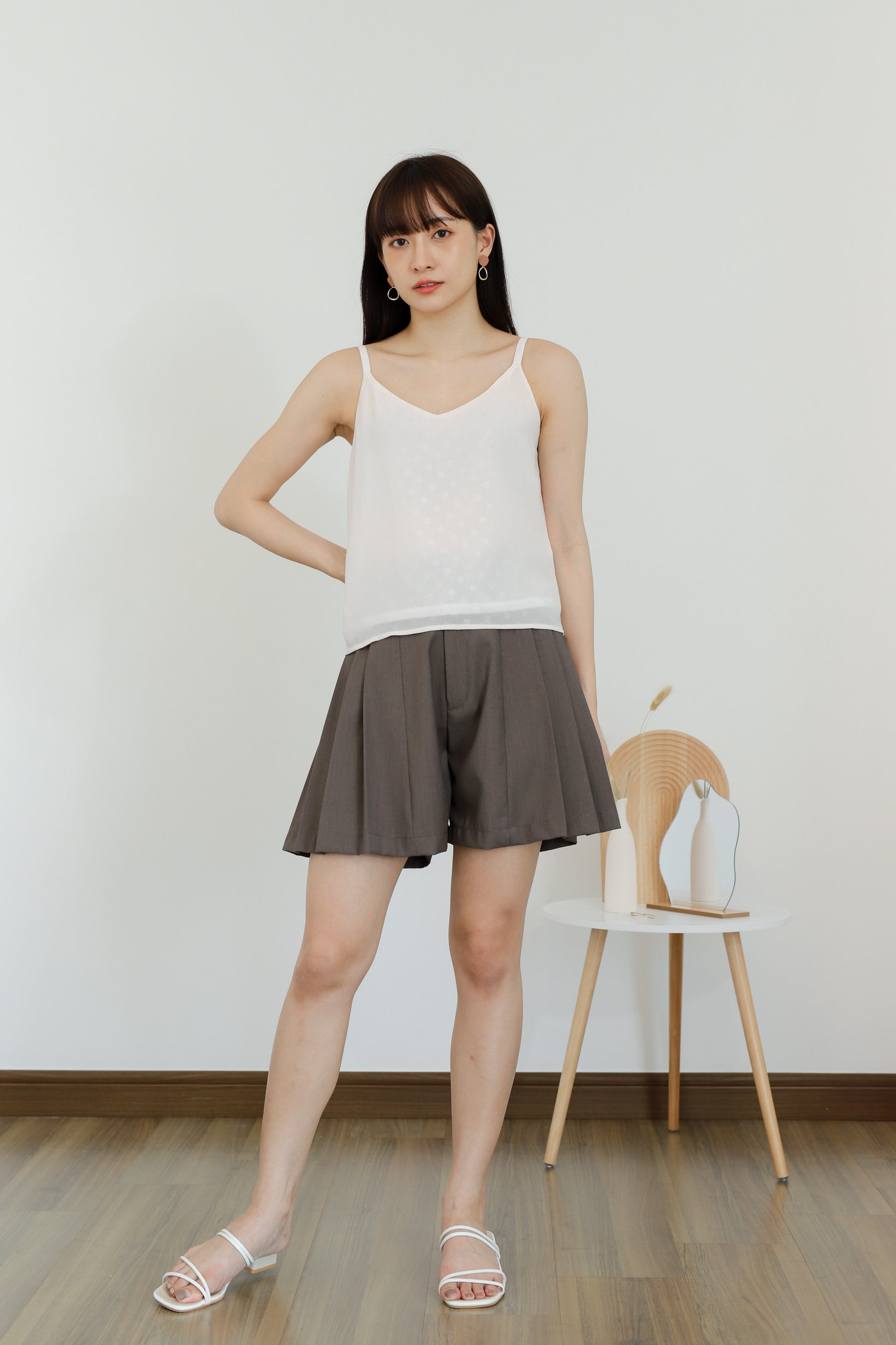 Mellow Cami Top - Polka Pink