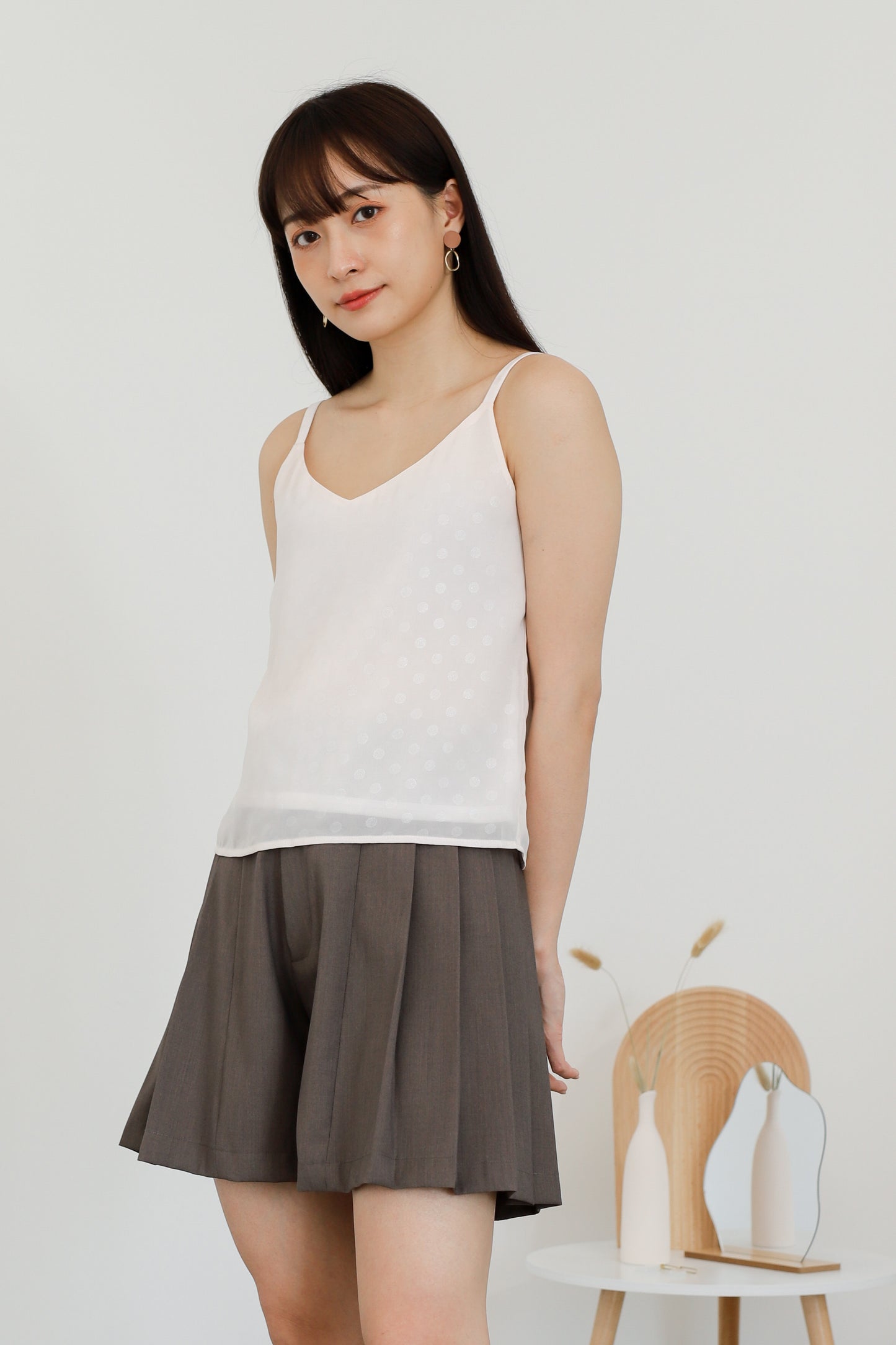 Mellow Cami Top - Polka Pink