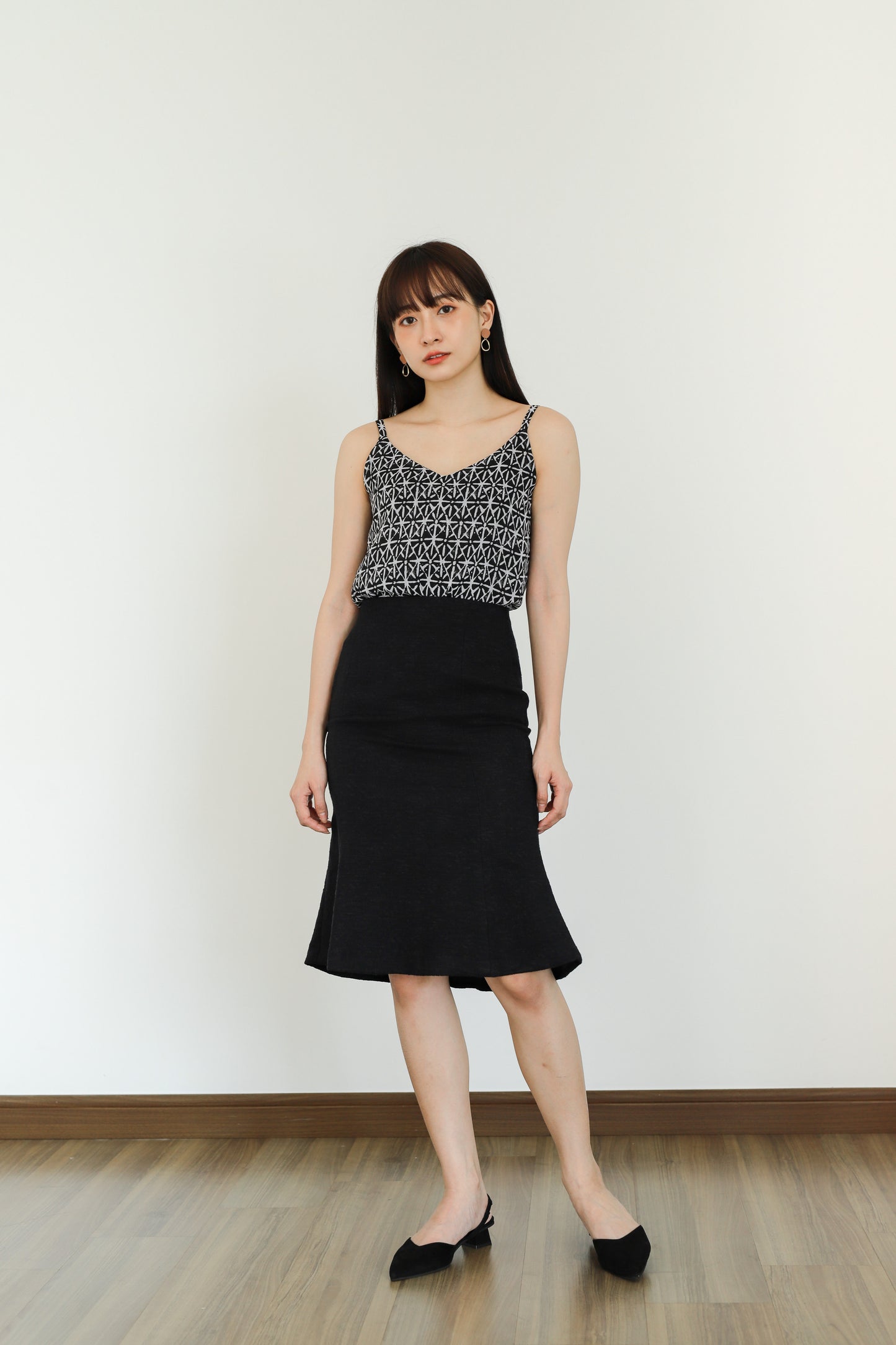 Mellow Cami Top - Batik Black