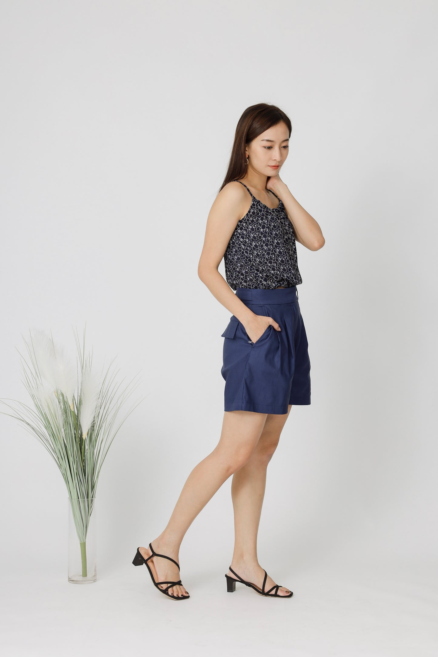 Keaira Culotte Short - Navy