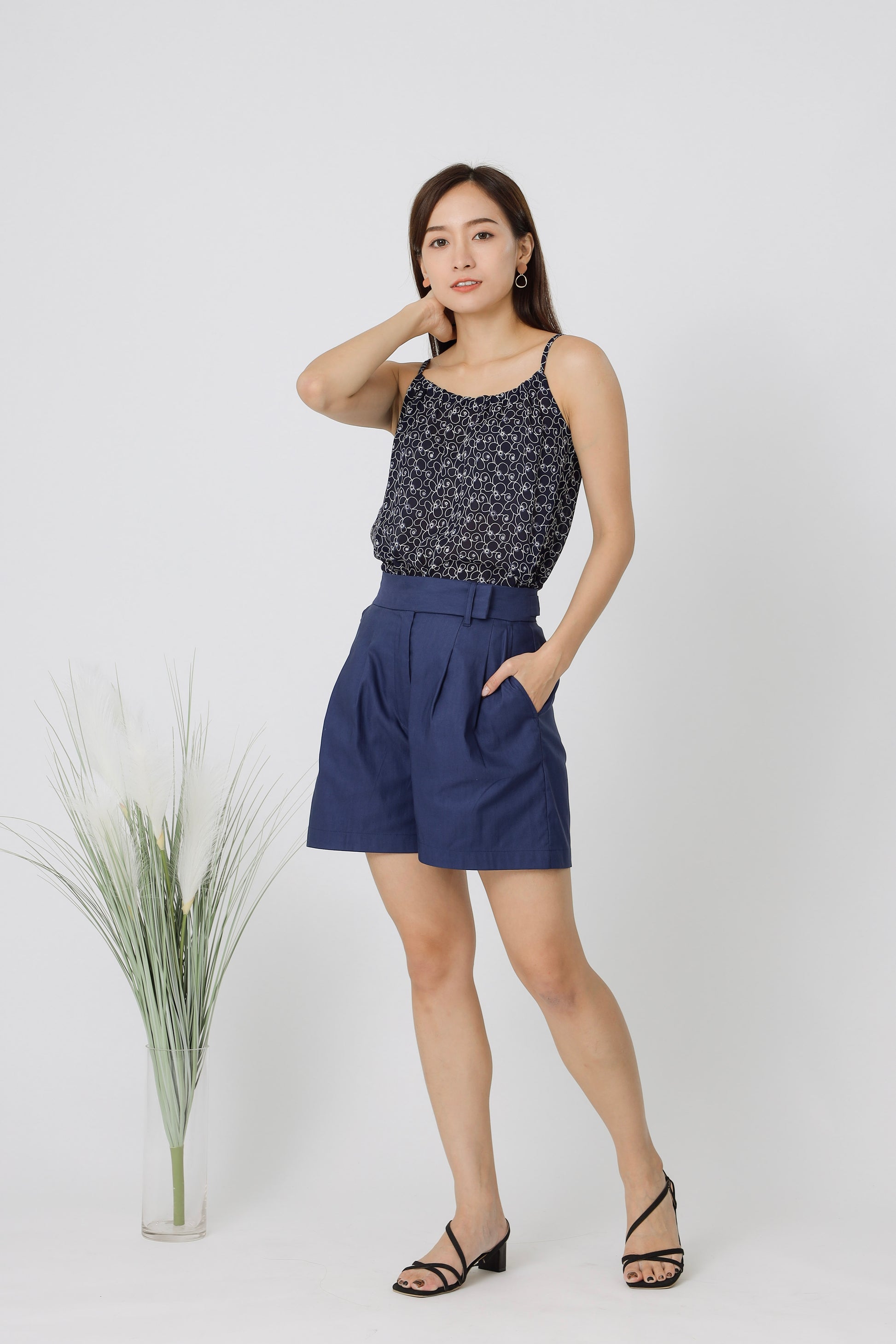 Keaira Culotte Short - Navy