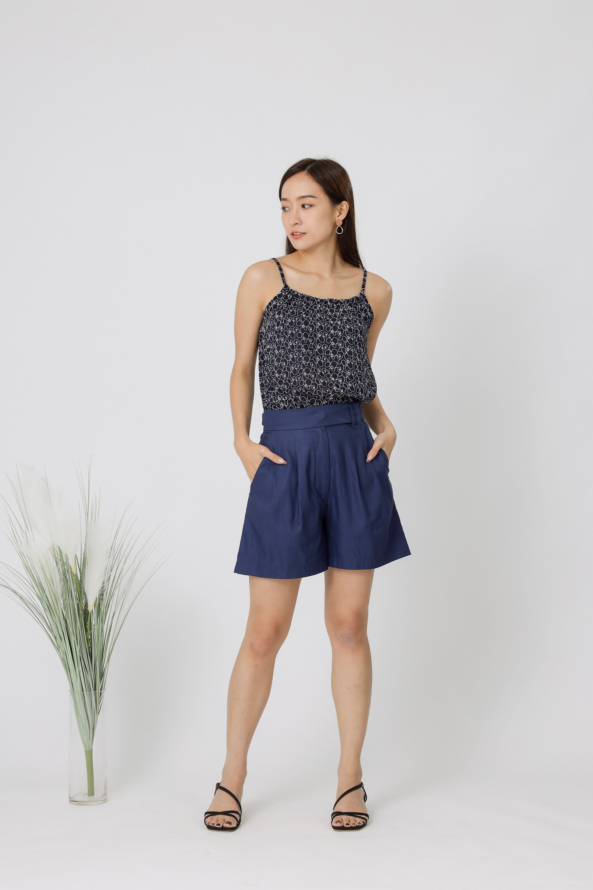 Keaira Culotte Short - Navy