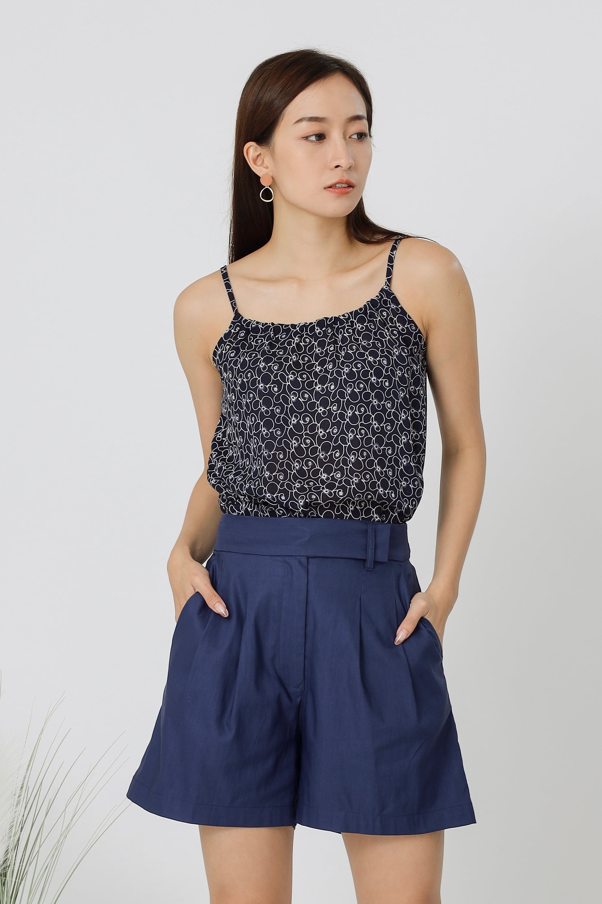 Keaira Culotte Short - Navy