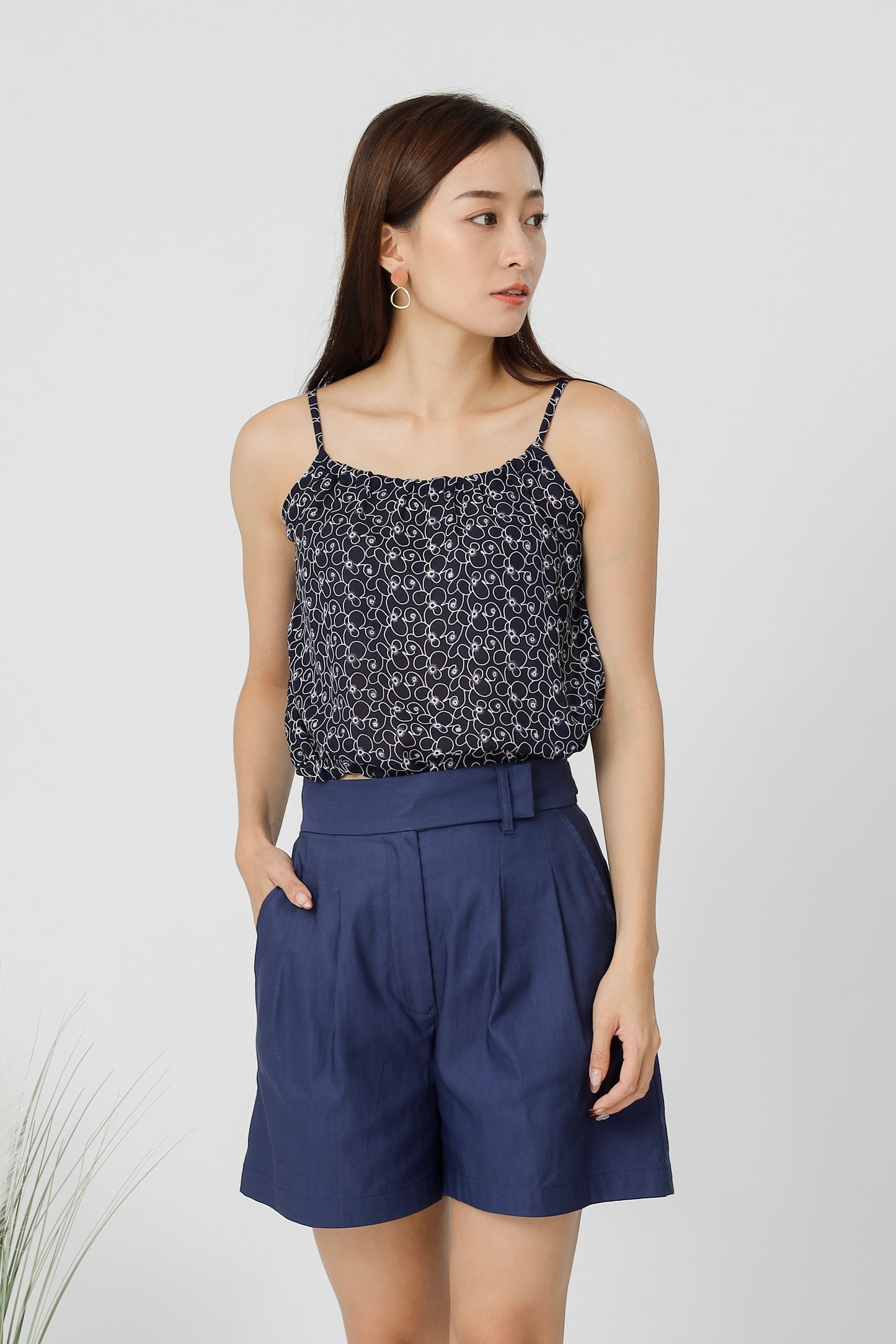 Keaira Culotte Short - Navy
