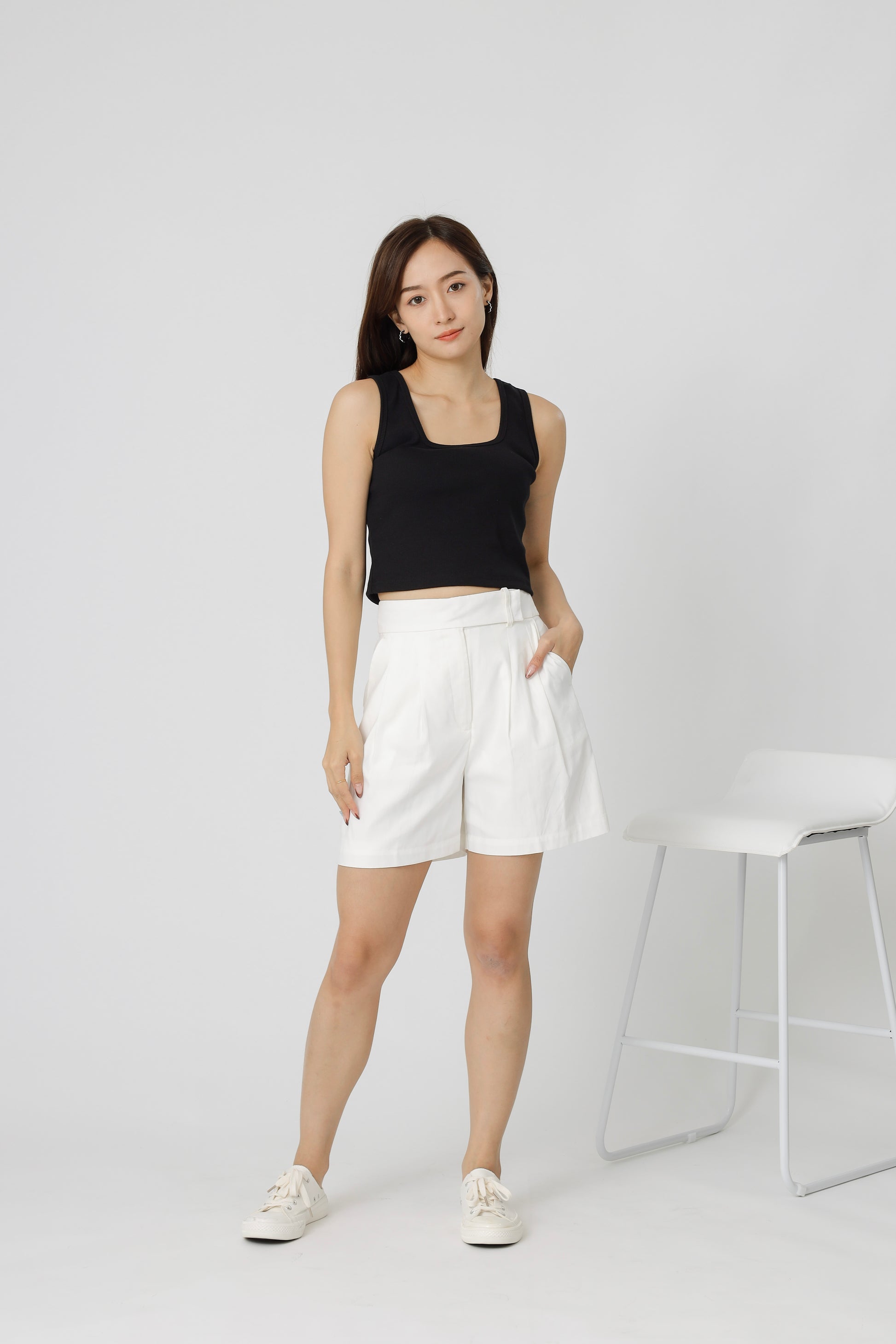 Keaira Culotte Short - Ivory