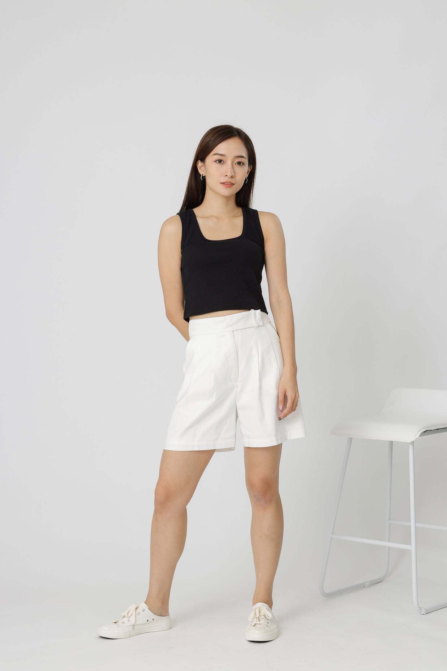 Keaira Culotte Short - Ivory