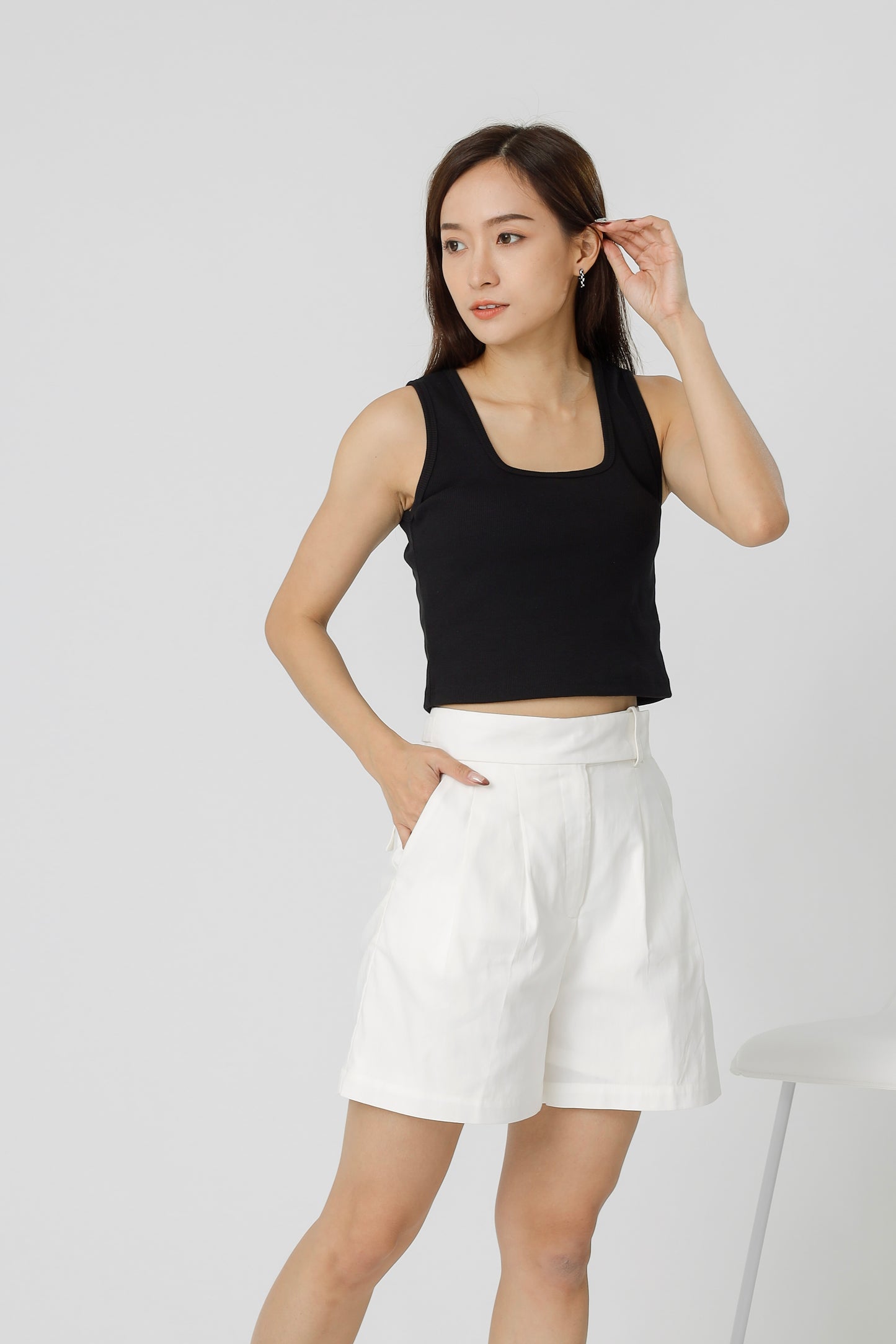 Keaira Culotte Short - Ivory