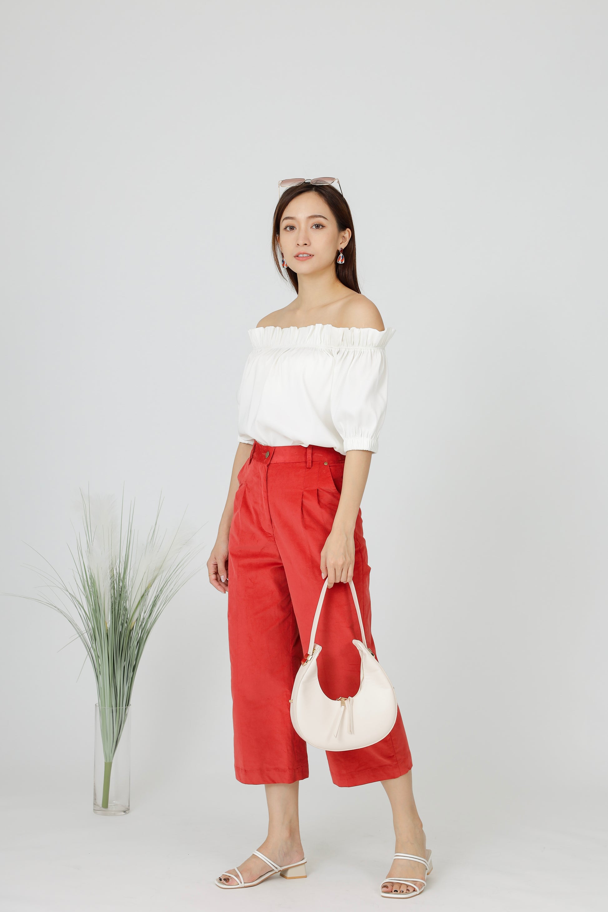 Kinsey Corduroy Pant - Red