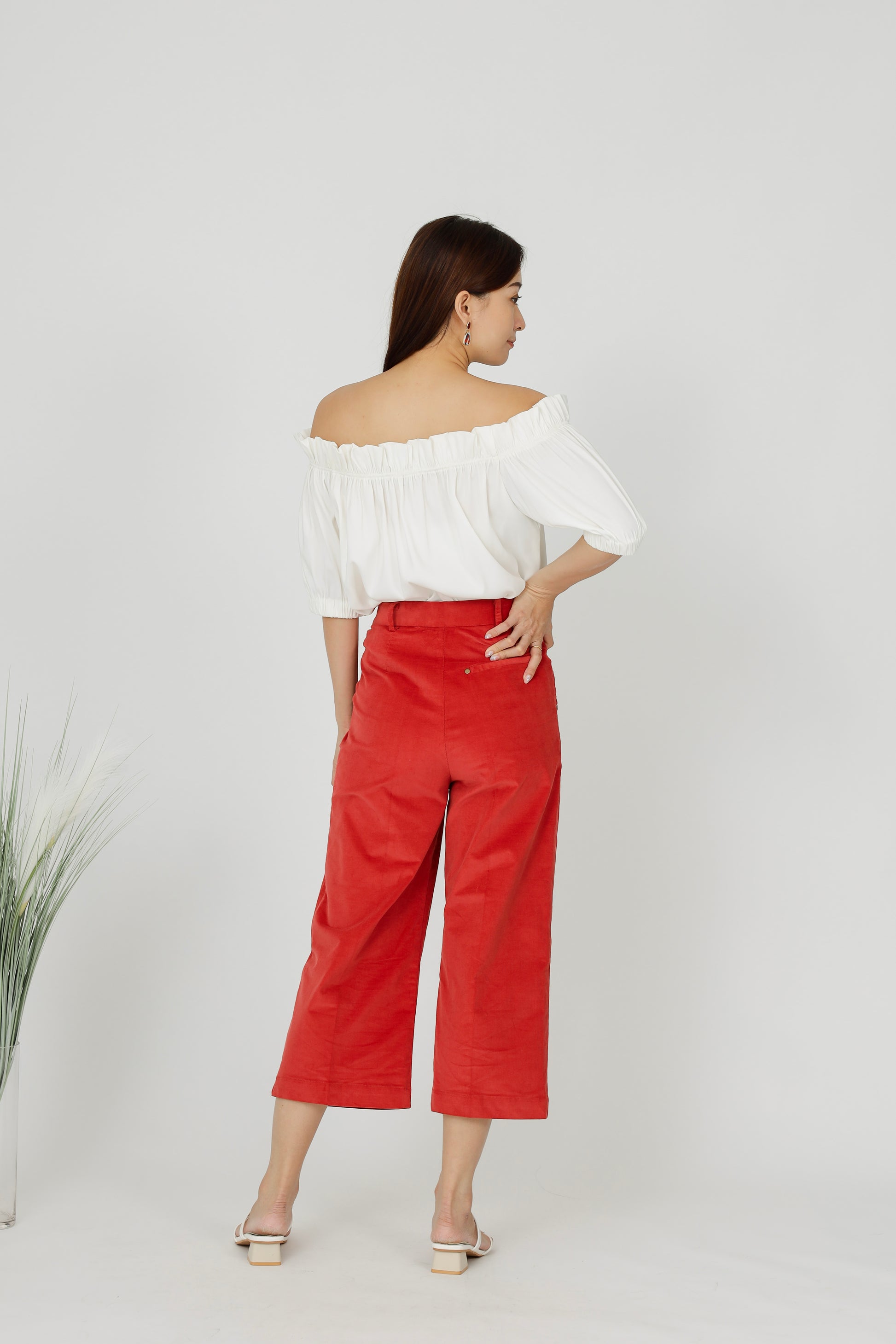 Kinsey Corduroy Pant - Red