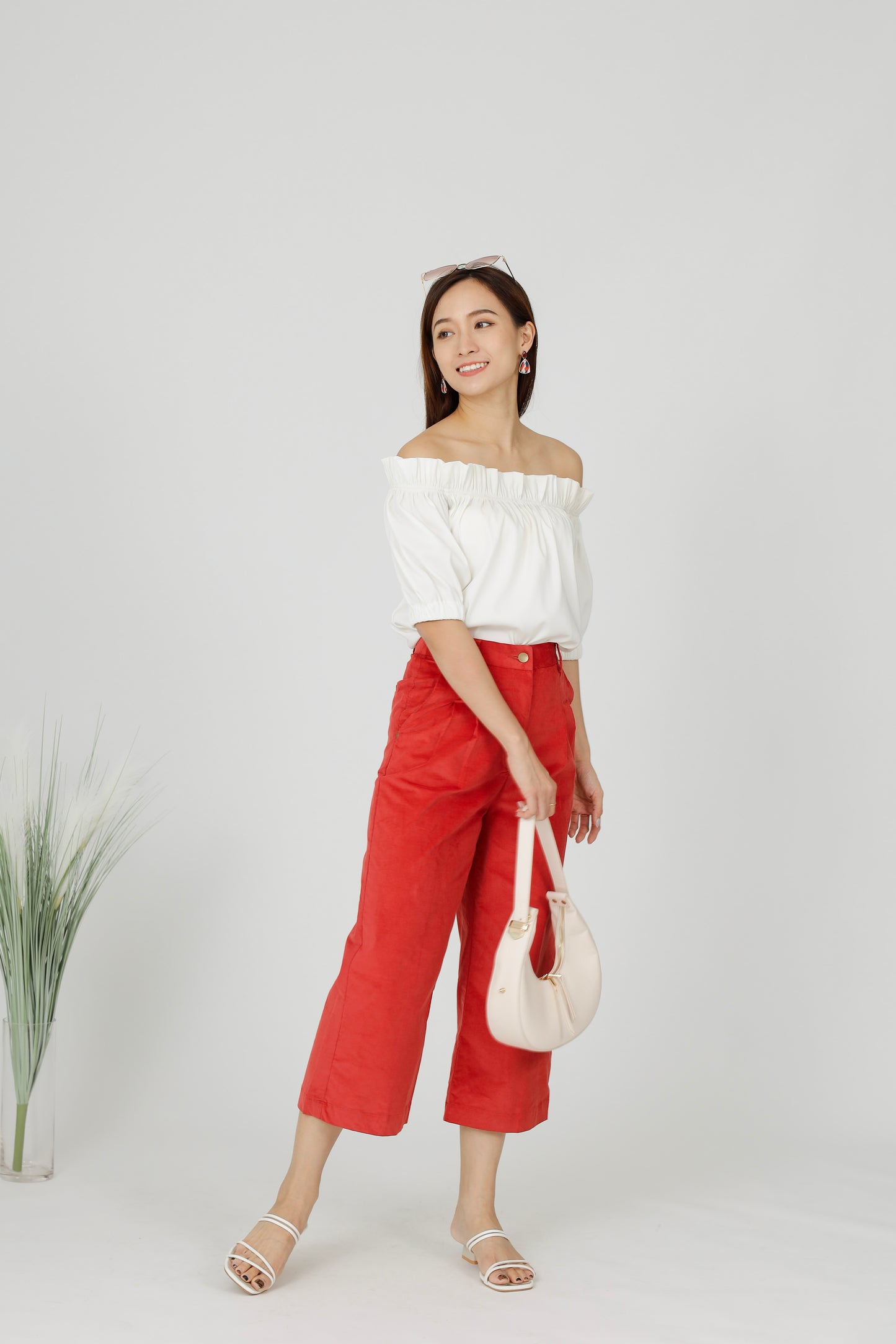 Kinsey Corduroy Pant - Red
