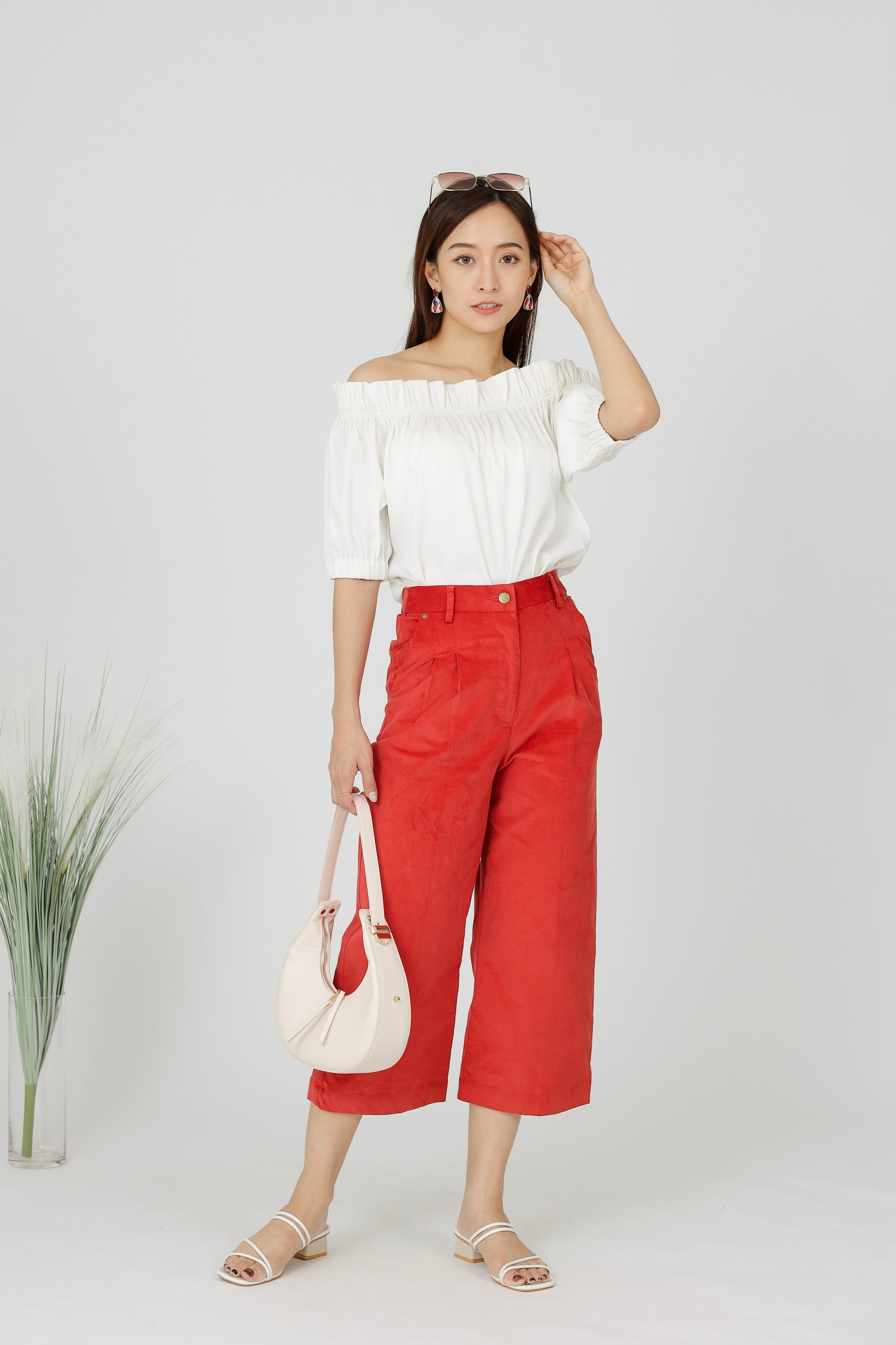 Kinsey Corduroy Pant - Red
