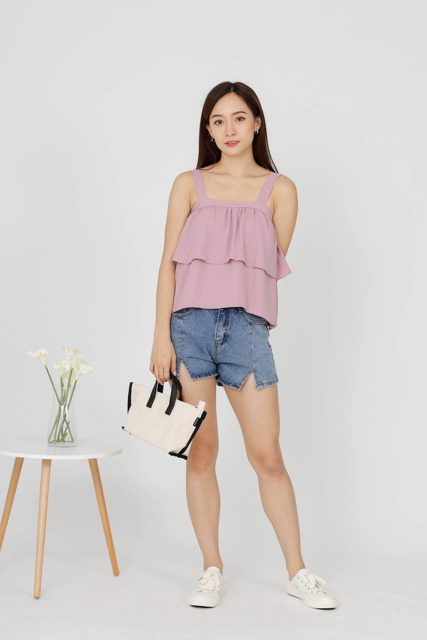 Kalista Ruffles Top - Pink