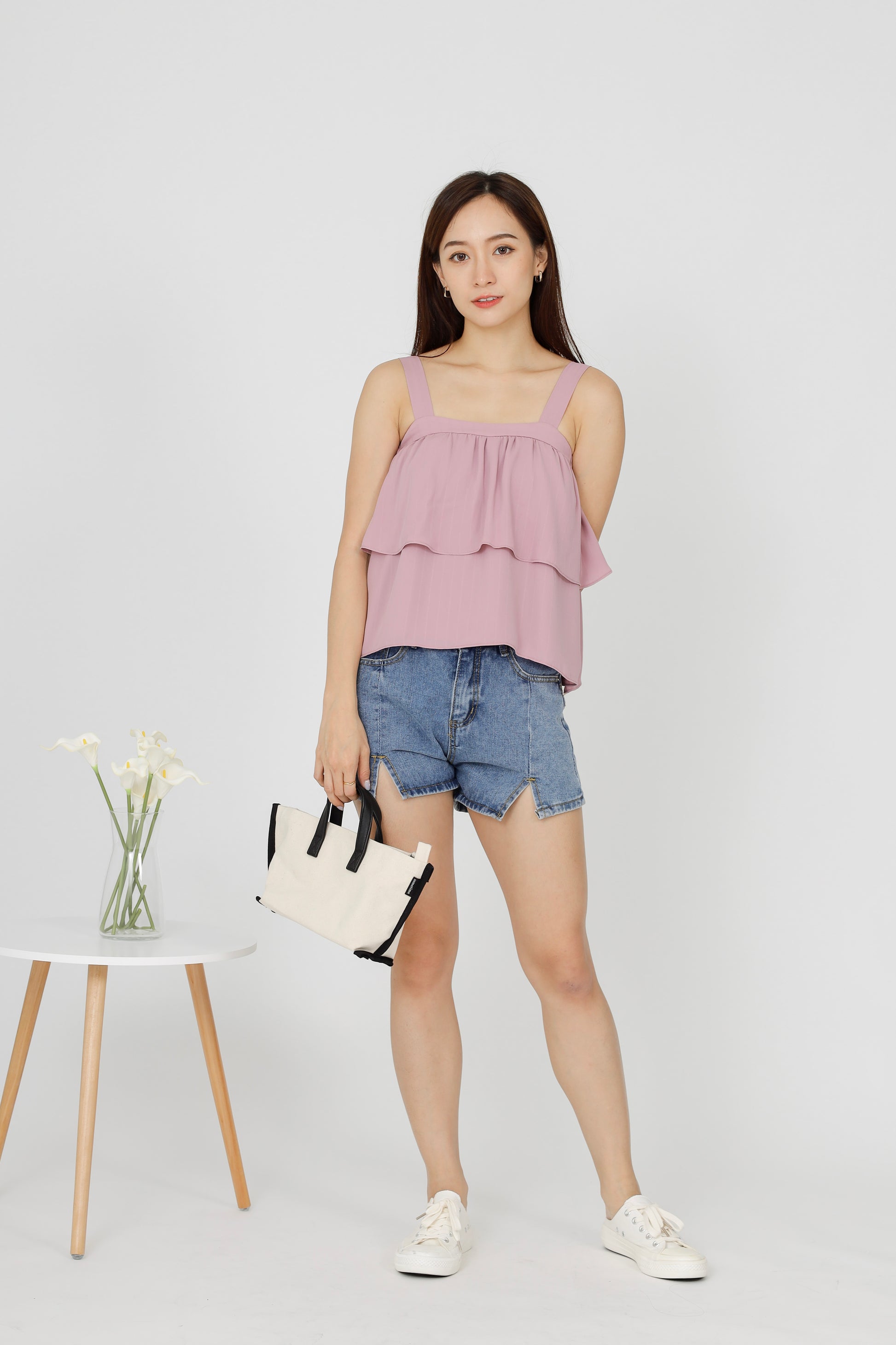 Kalista Ruffles Top - Pink