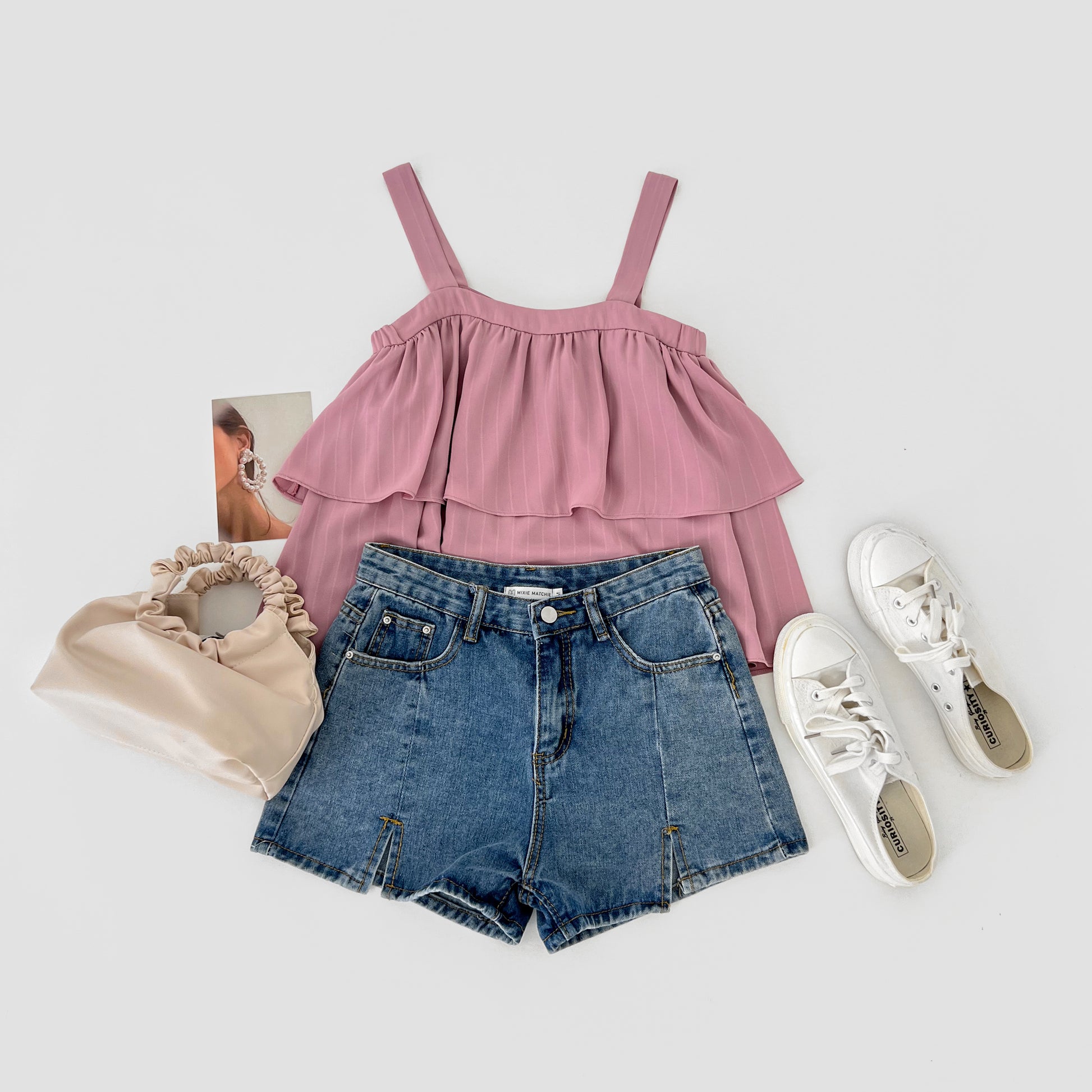 Kalista Ruffles Top - Pink