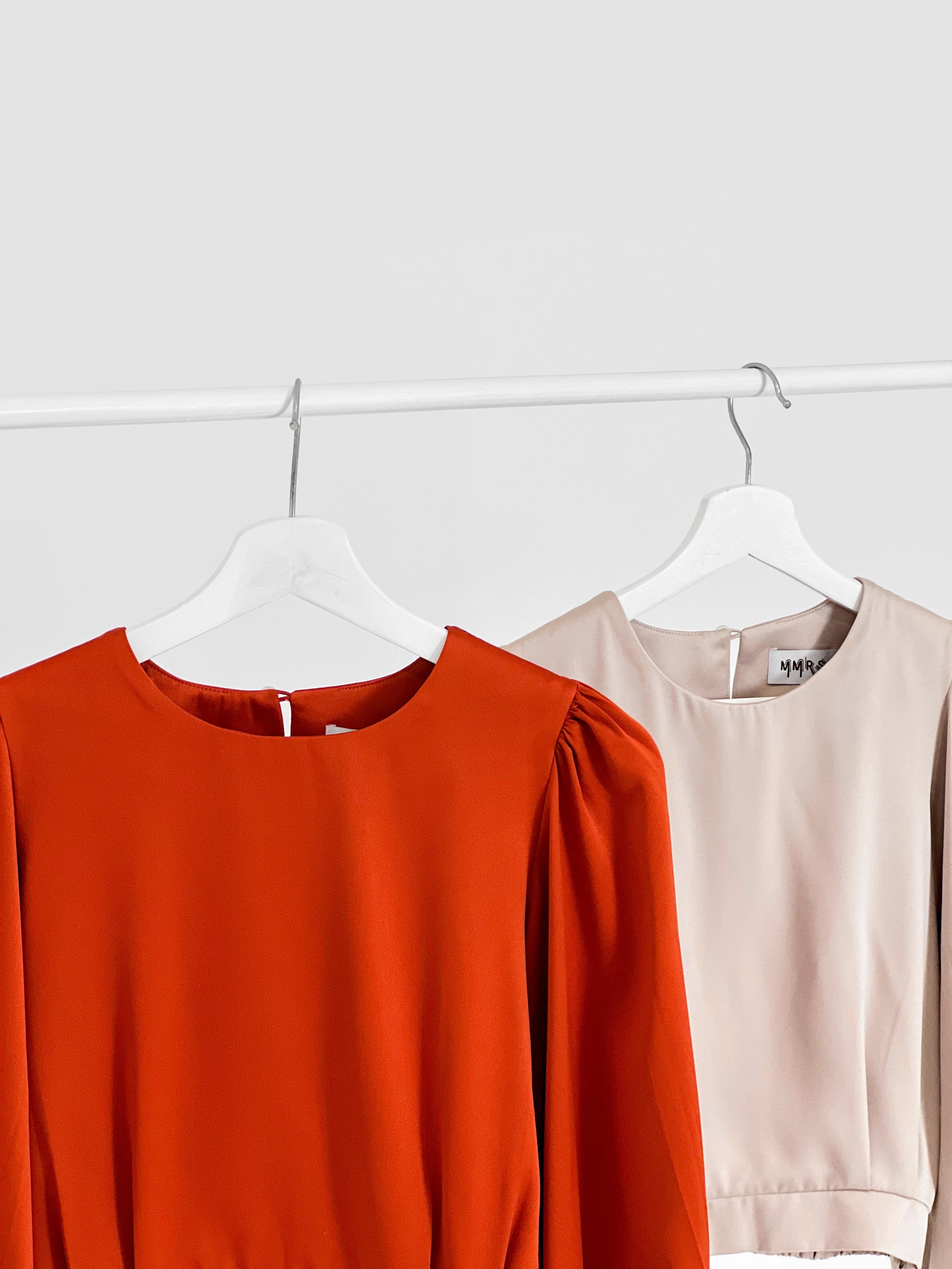 Lavonna Puff Sleeve Blouse - Beige