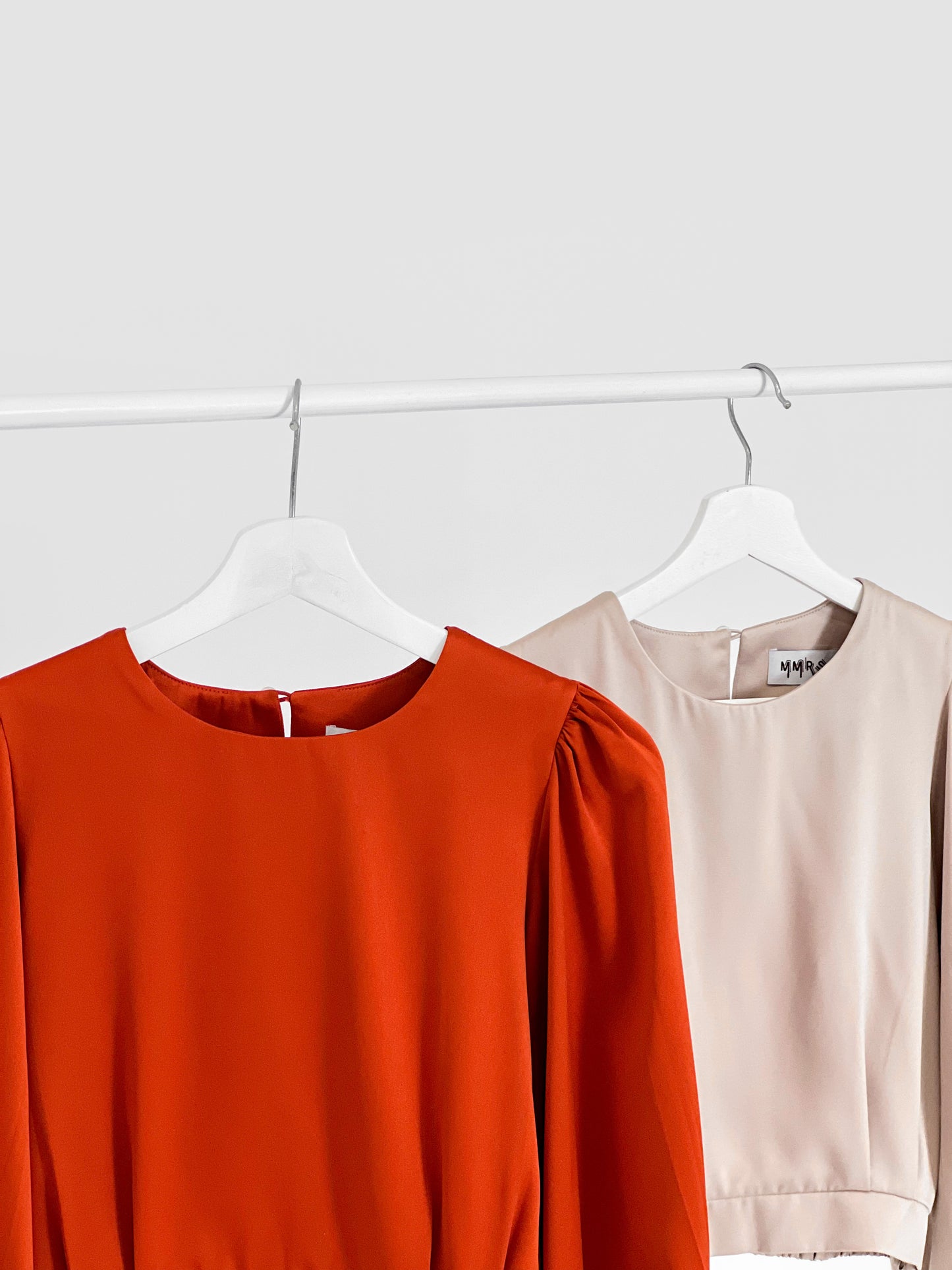 Lavonna Puff Sleeve Blouse - Orange