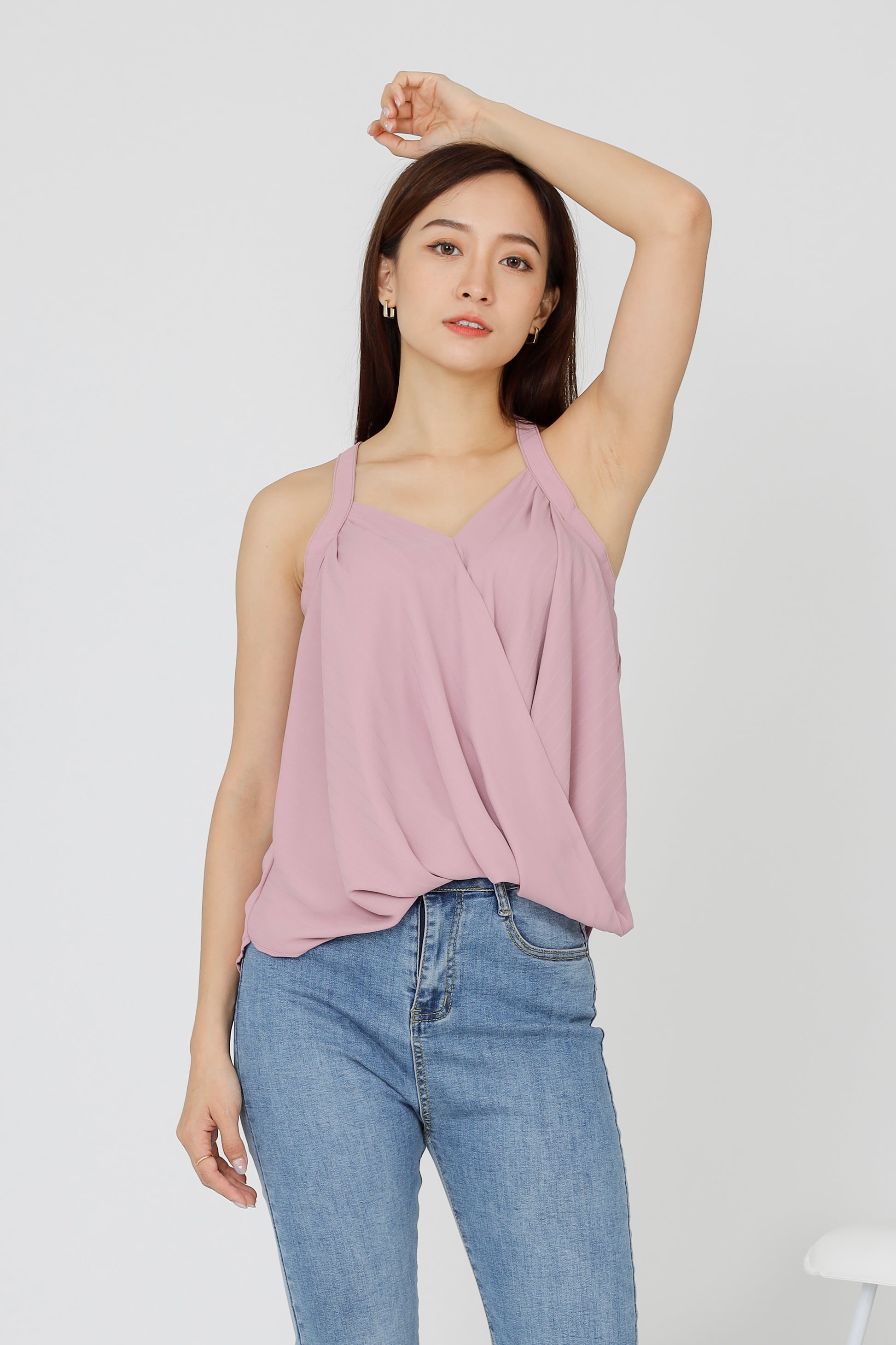 Layla Halter Neck Top - Pink