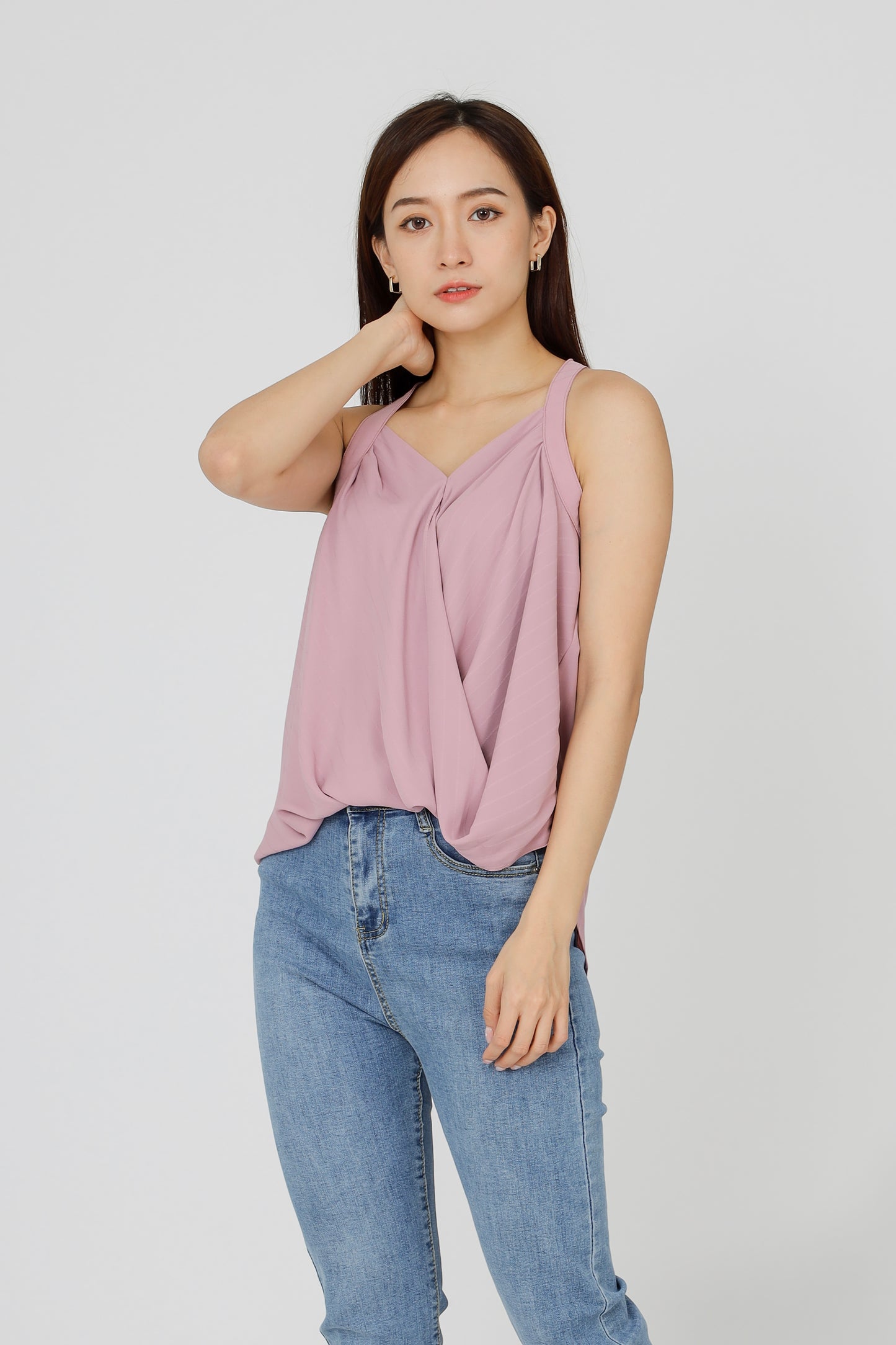 Layla Halter Neck Top - Pink
