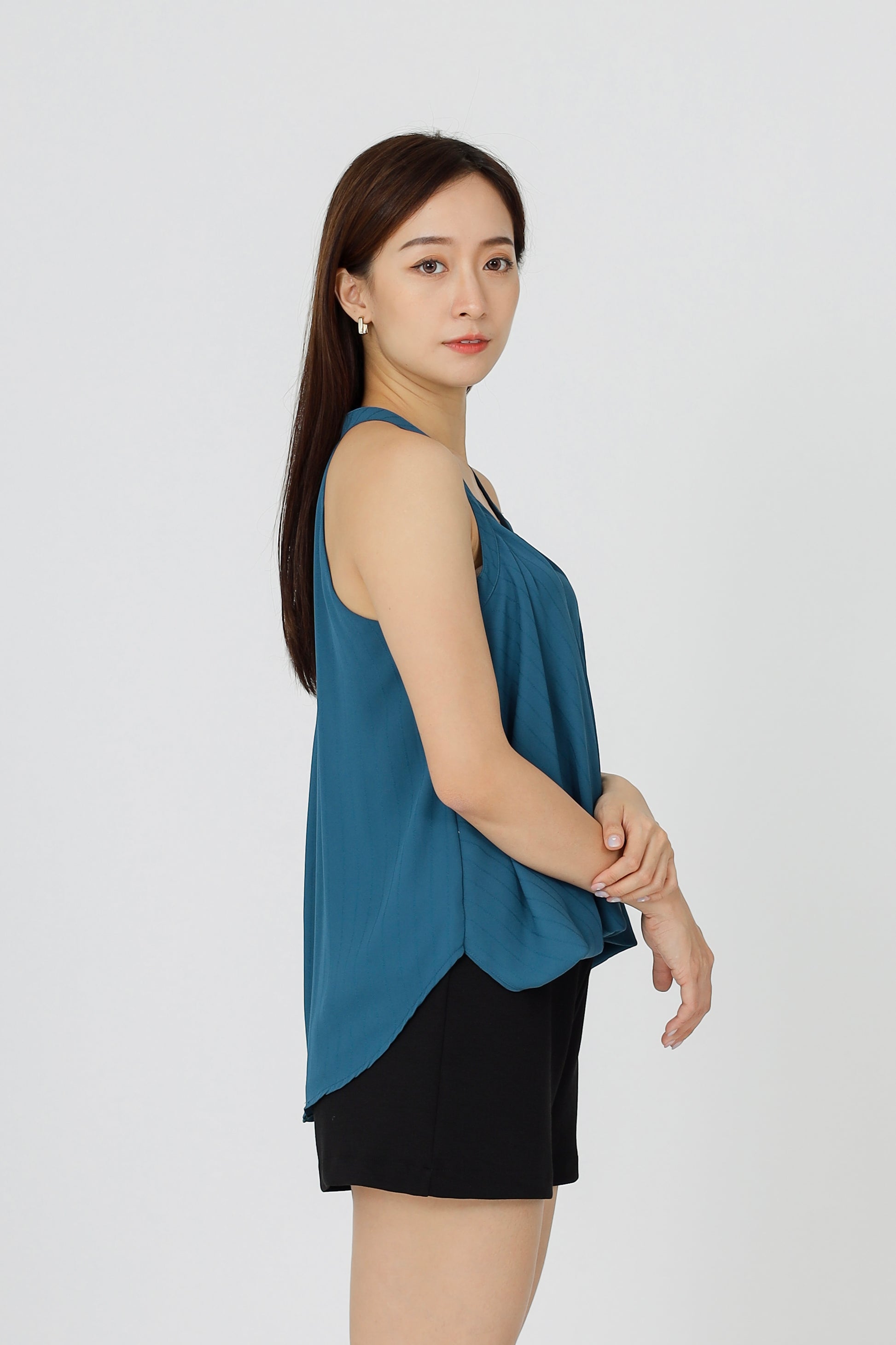 Layla Halter Neck Top - Teal