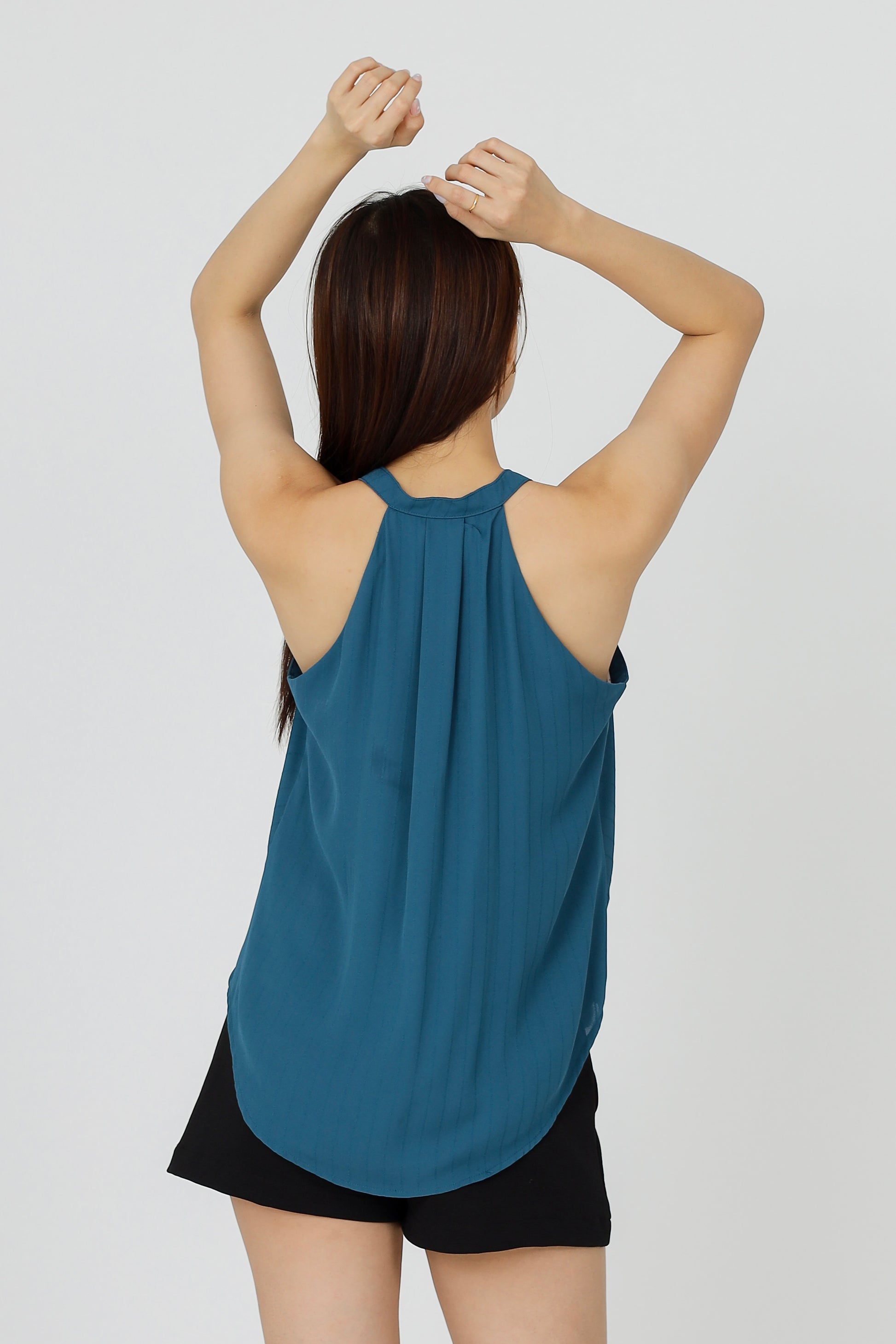 Layla Halter Neck Top - Teal