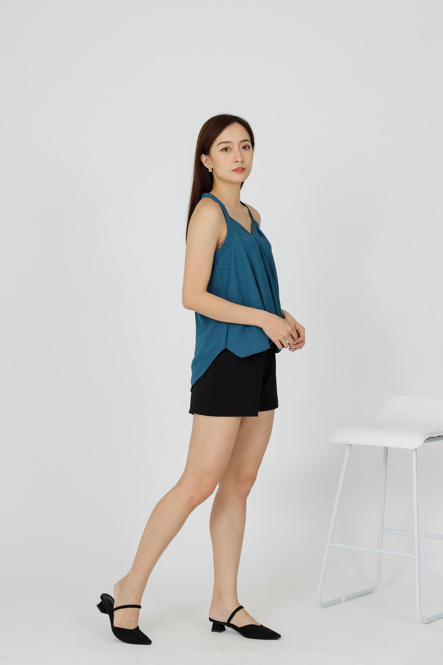 Layla Halter Neck Top - Teal
