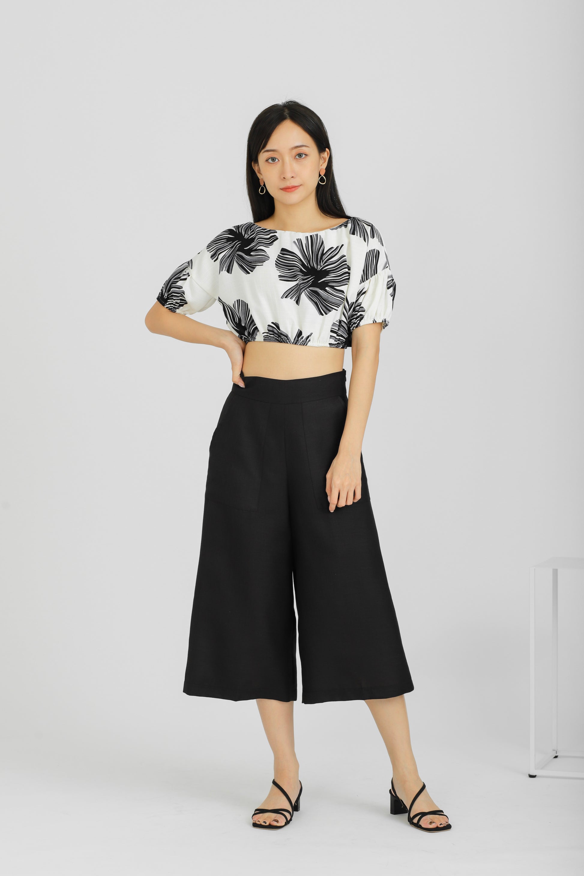 Margis Culottes Pant - Black