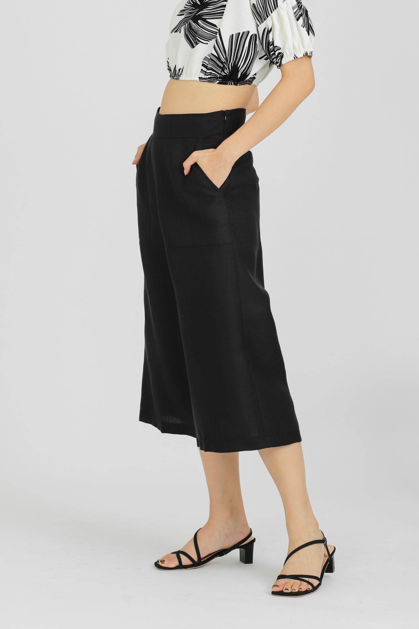 Margis Culottes Pant - Black