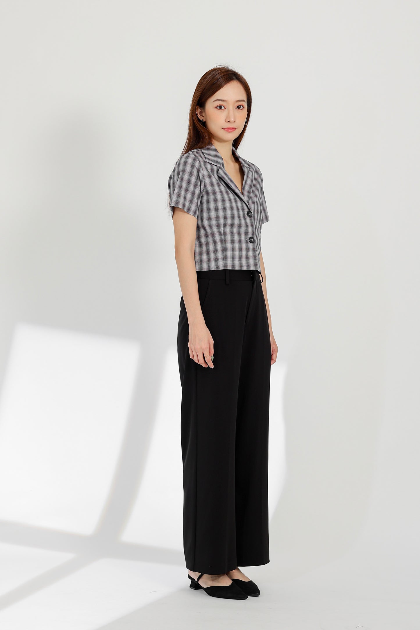 Nadine Straight Pants - Black
