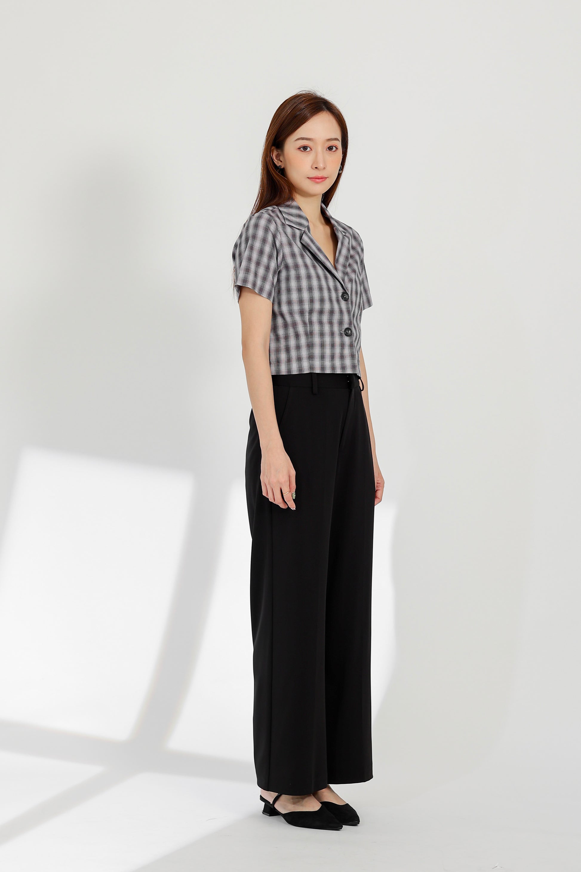 Nadine Straight Pants - Black