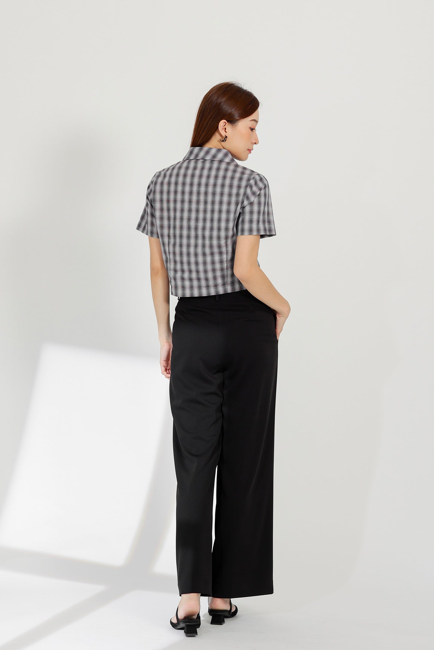 Nadine Straight Pants - Black