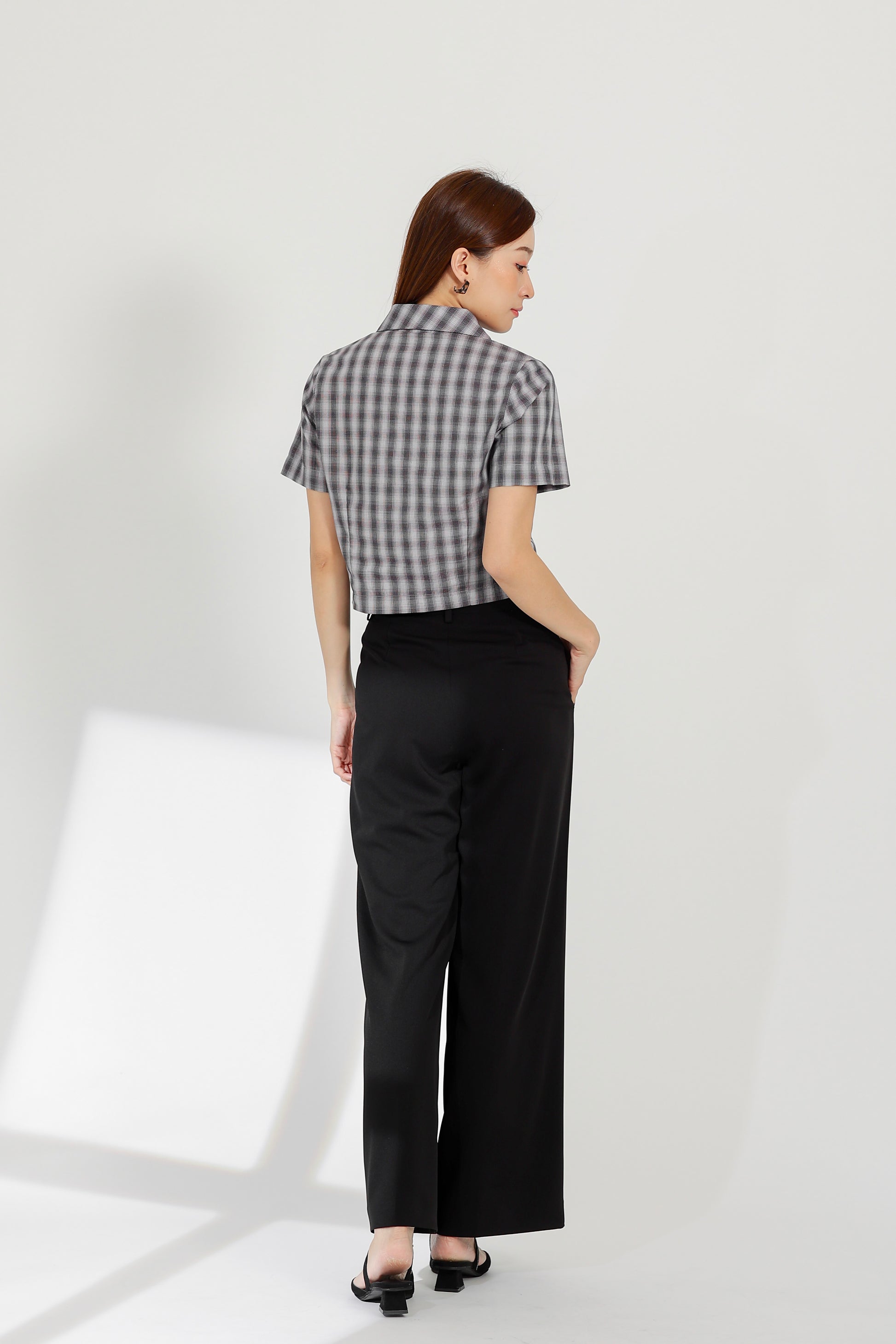 Nadine Straight Pants - Black