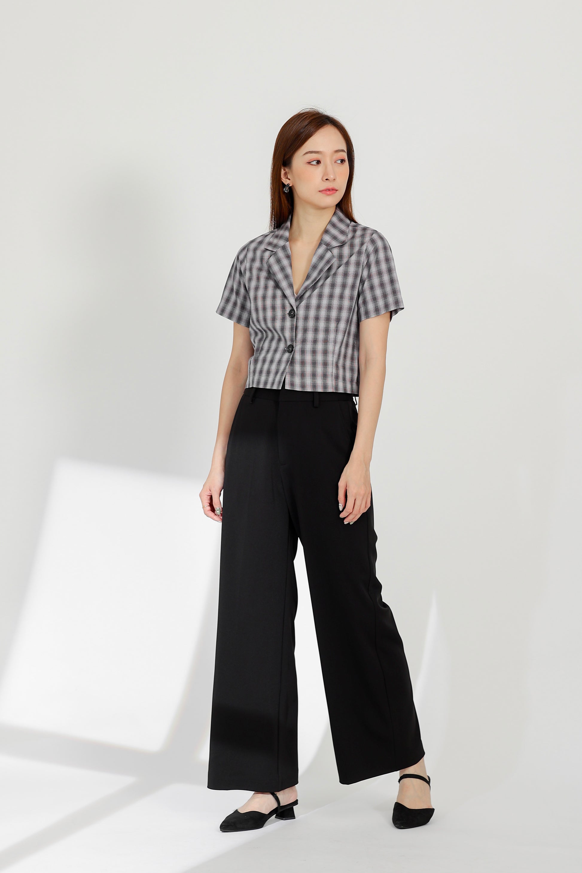Nadine Straight Pants - Black