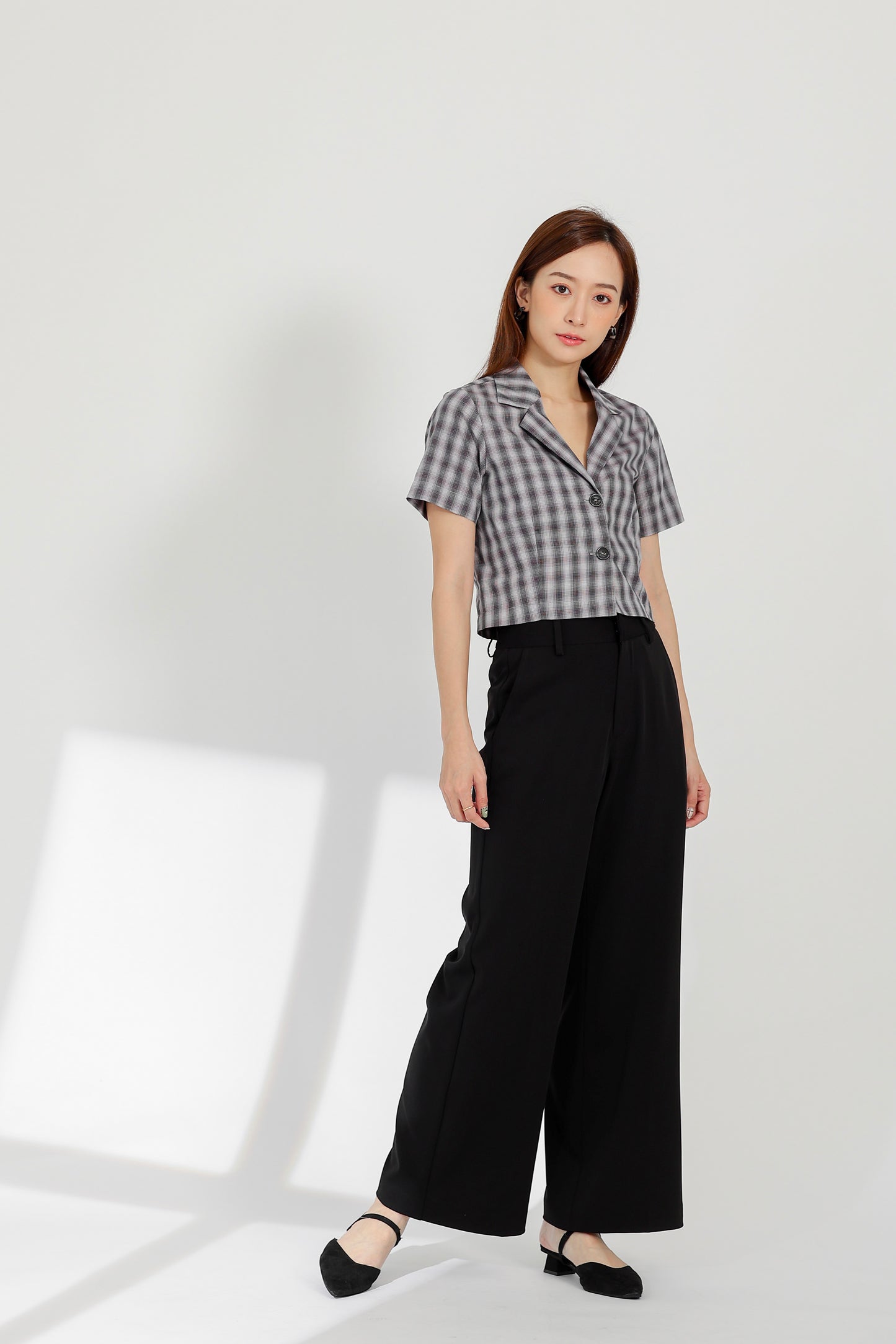 Nadine Straight Pants - Black