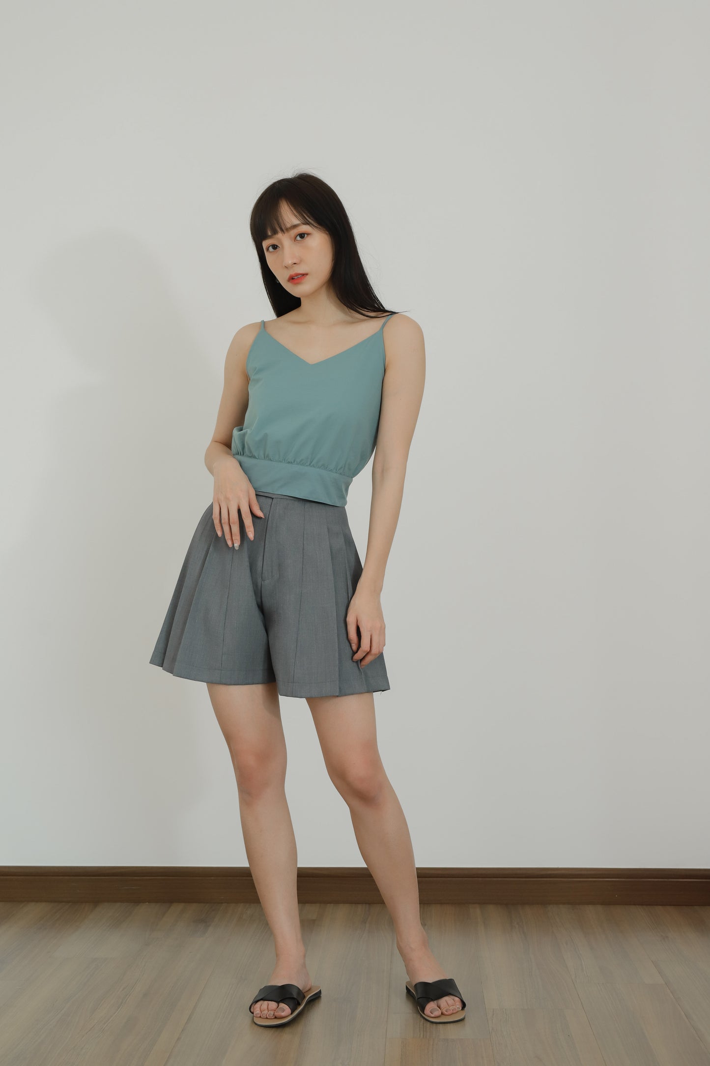 Alize Pleated Skort - Grey