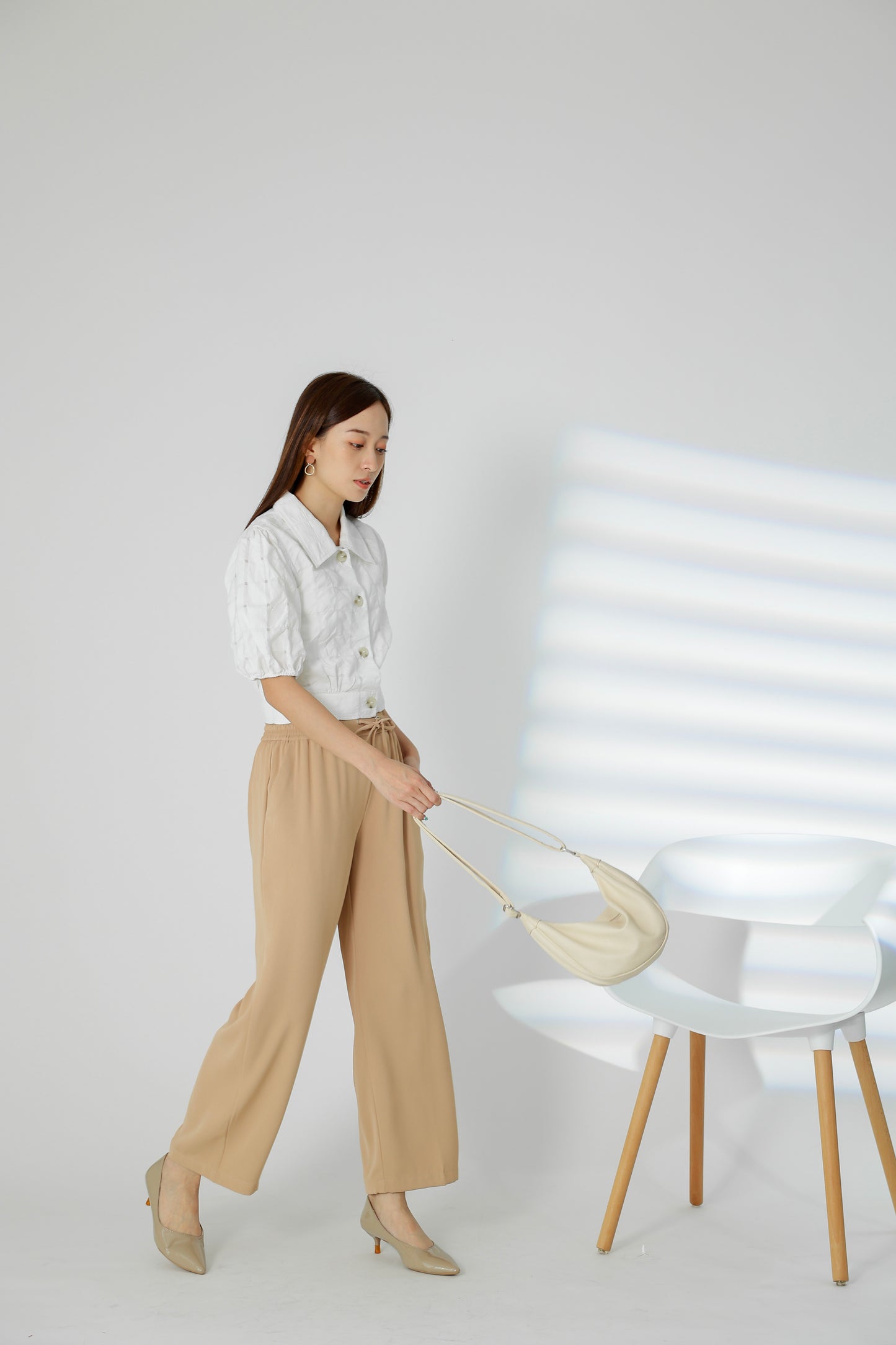Parker Drawstring Pant - Beige