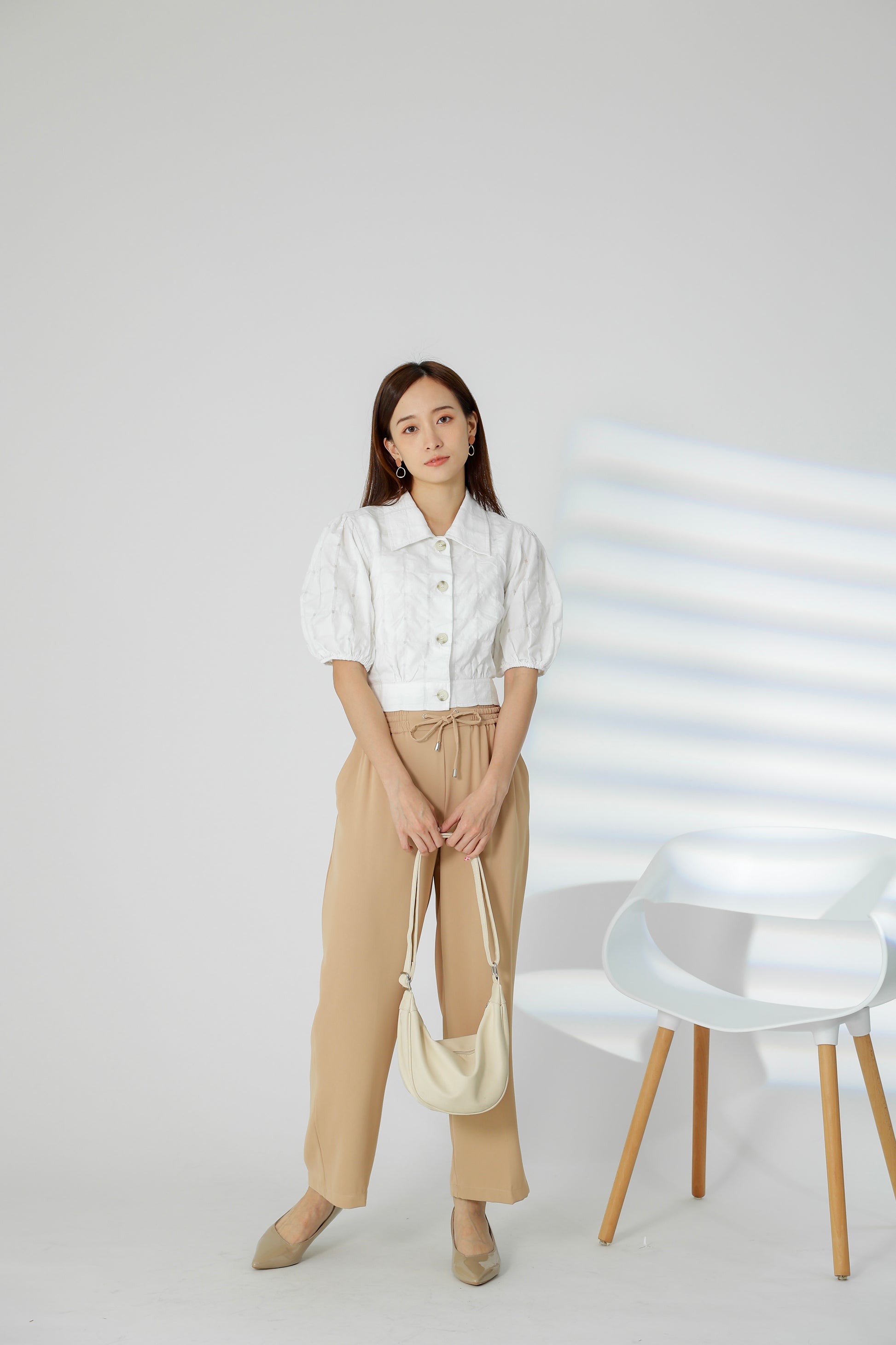 Parker Drawstring Pant - Beige
