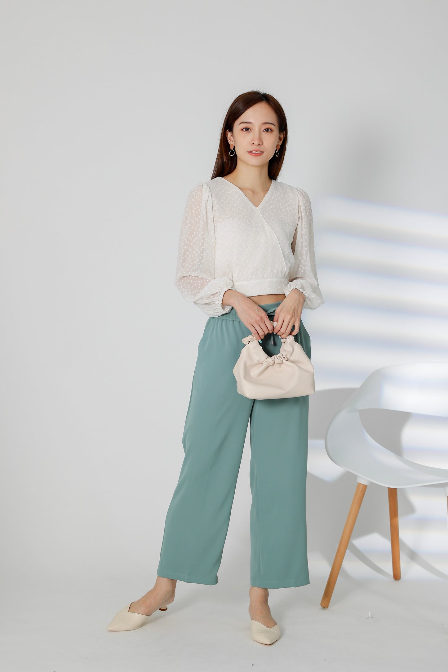 Parker Drawstring Pant - Mint