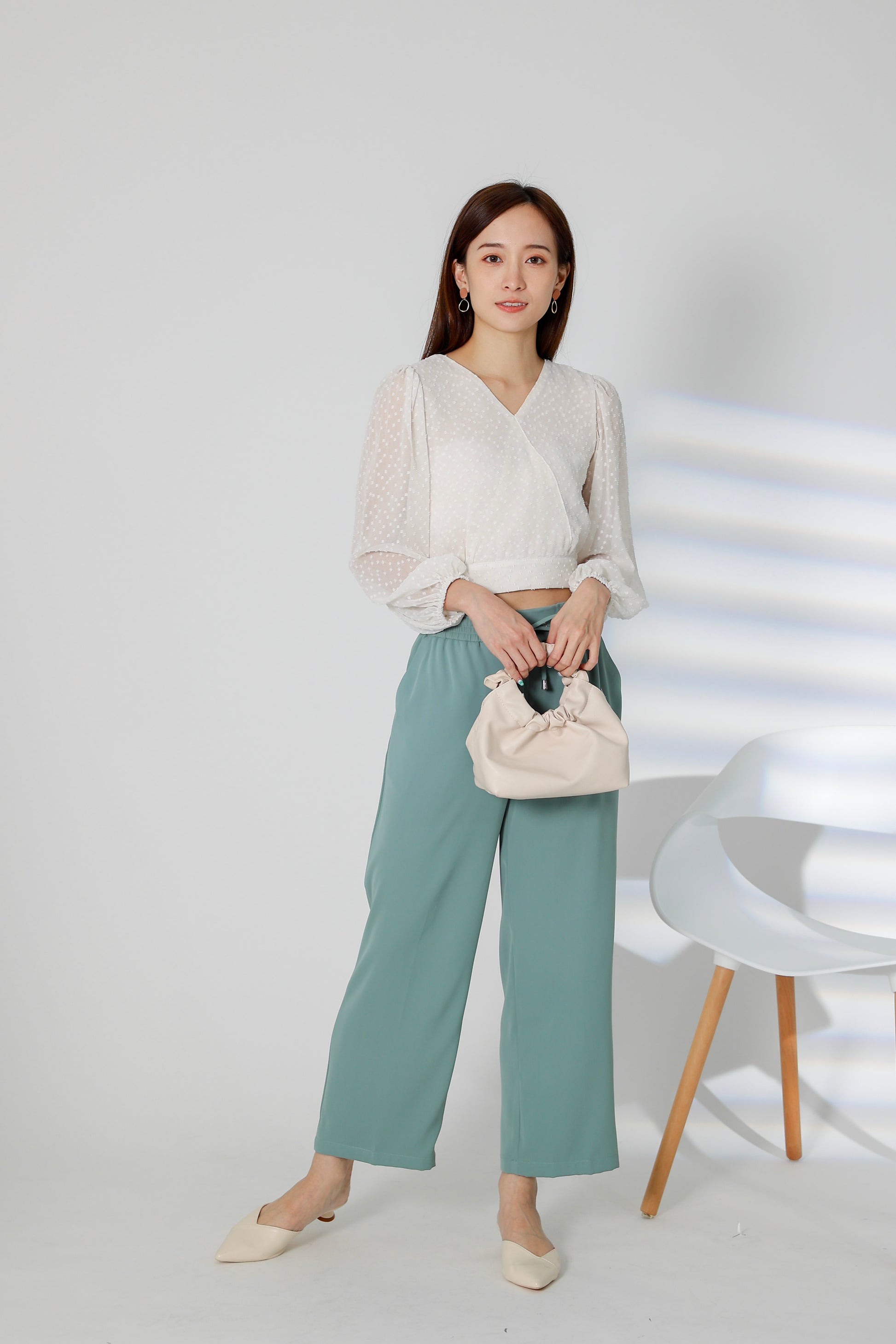 Parker Drawstring Pant - Mint